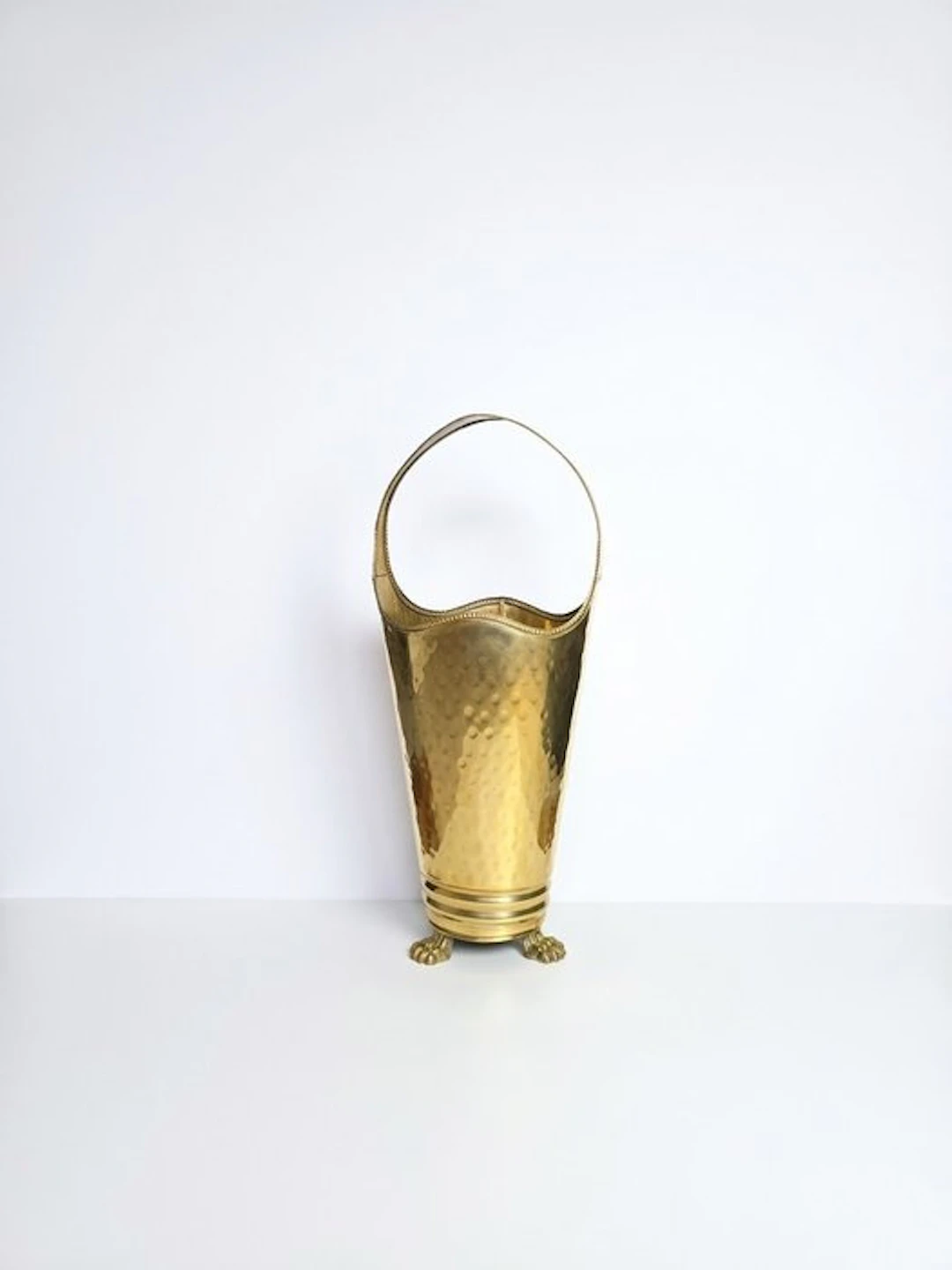 Umbrella stand/rack - Copper - Hammered Brass