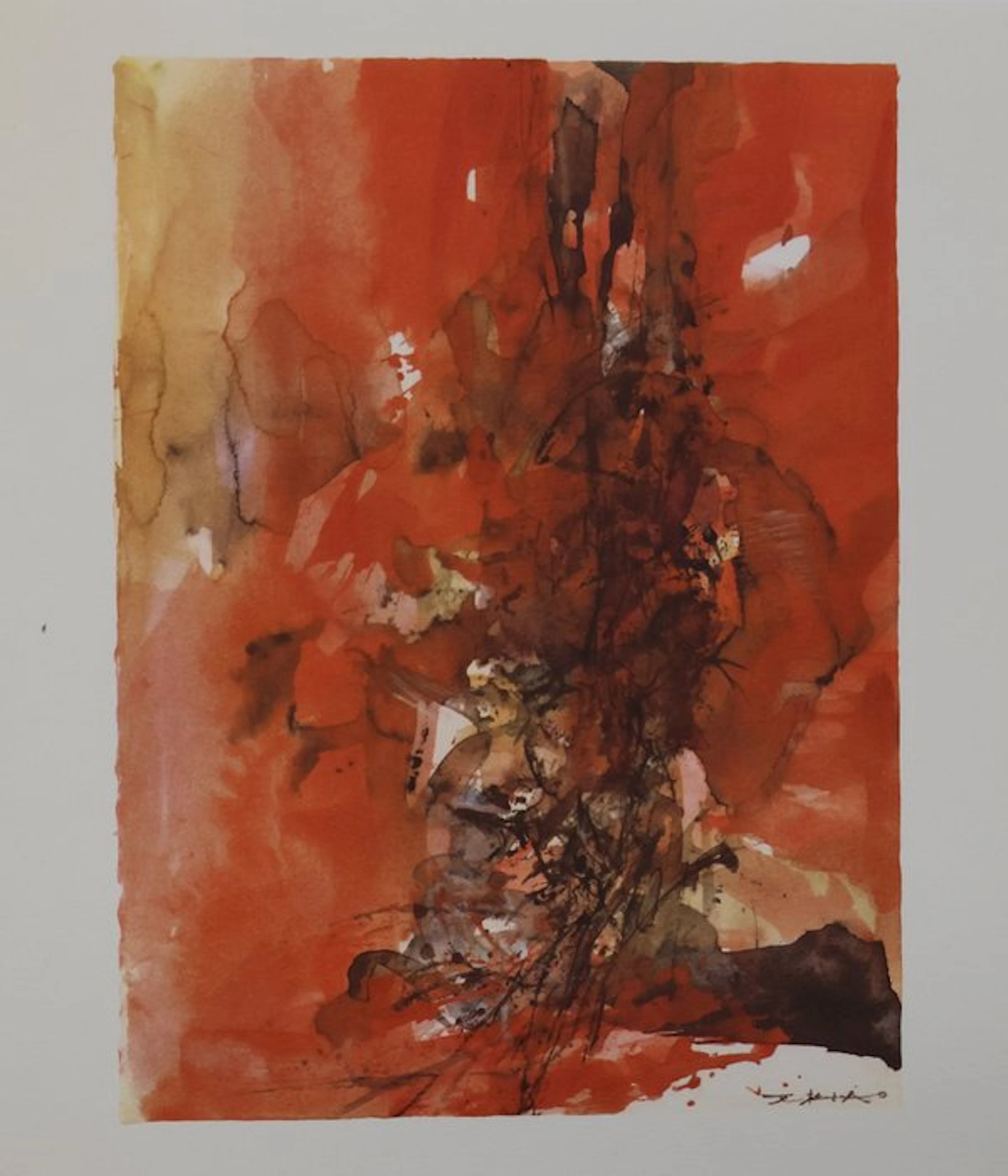 Zao Wou-Ki (1921-2013) - Le Volcan