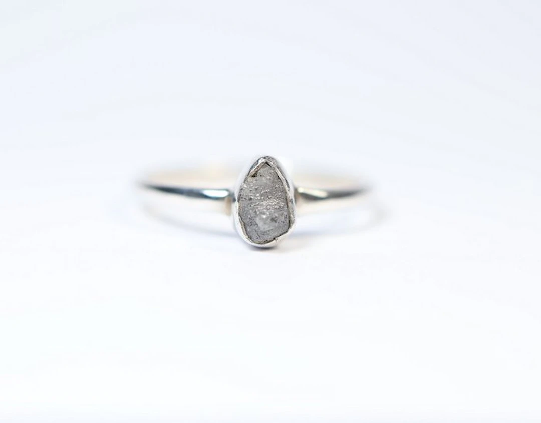 Rough diamond / Ring / new- 1.68 g - (1)