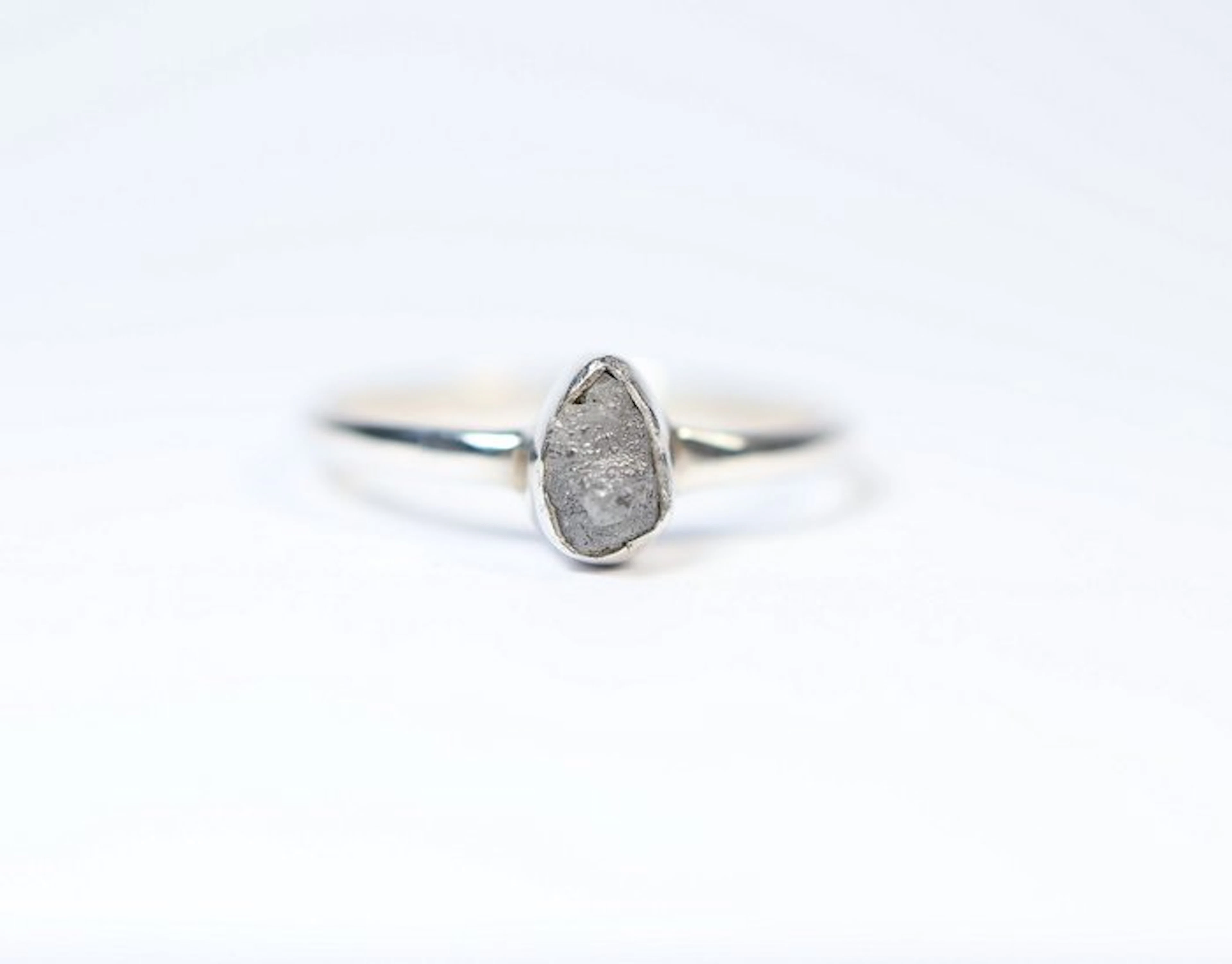 Rough diamond / Ring / new- 1.68 g - (1)