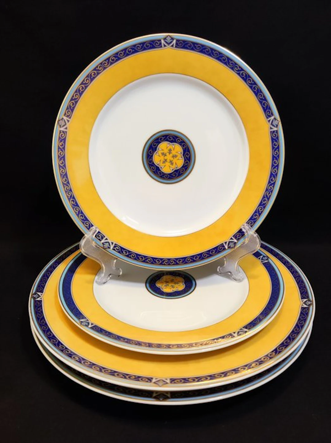 Rosenthal - Plate (4) - 4er Set (2x Speiseteller Ø 26,0 cm