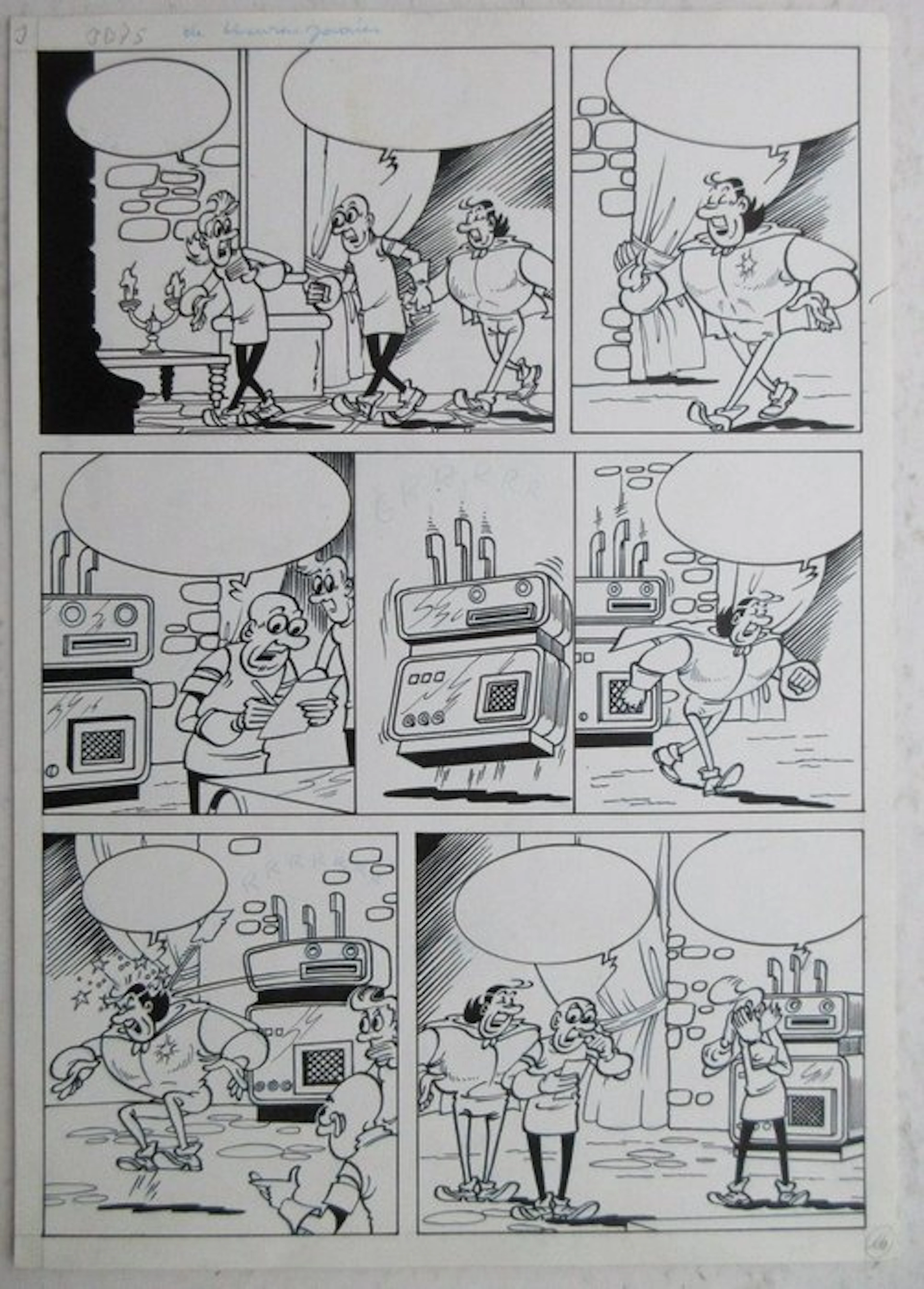 Studio Vandersteen - 1 Original page - Jerom - De kleurenzaaier p. 16