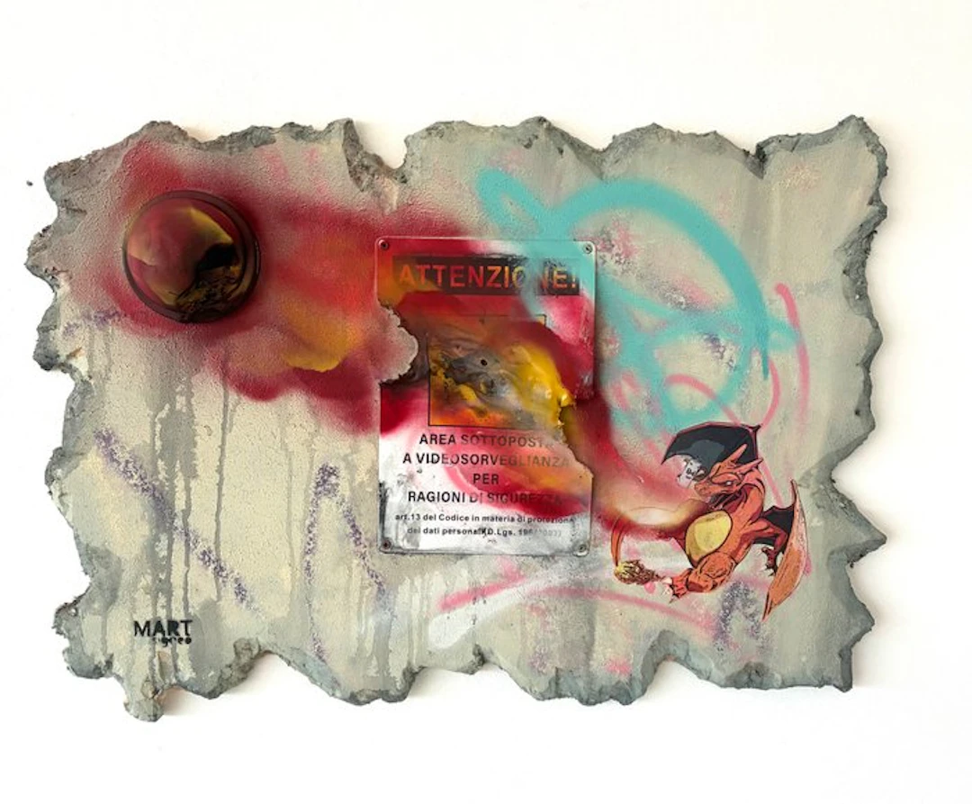 Mart Signed (XX) - BURN THE SYSTEM (Charizard Pokémon)