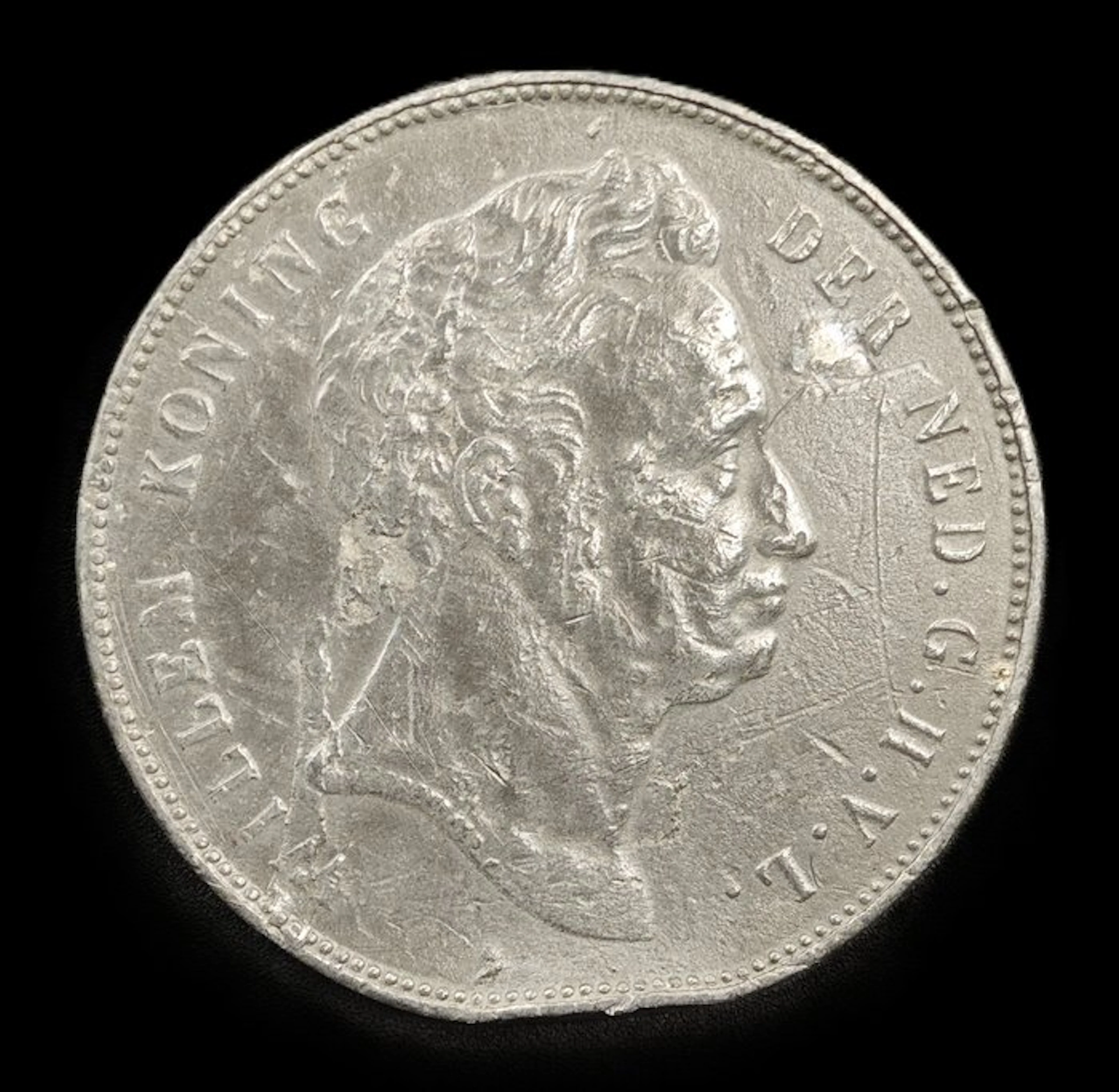 Netherlands. Willem I. Rijksdaalder 1840 in Lood L.Sch265d R4
