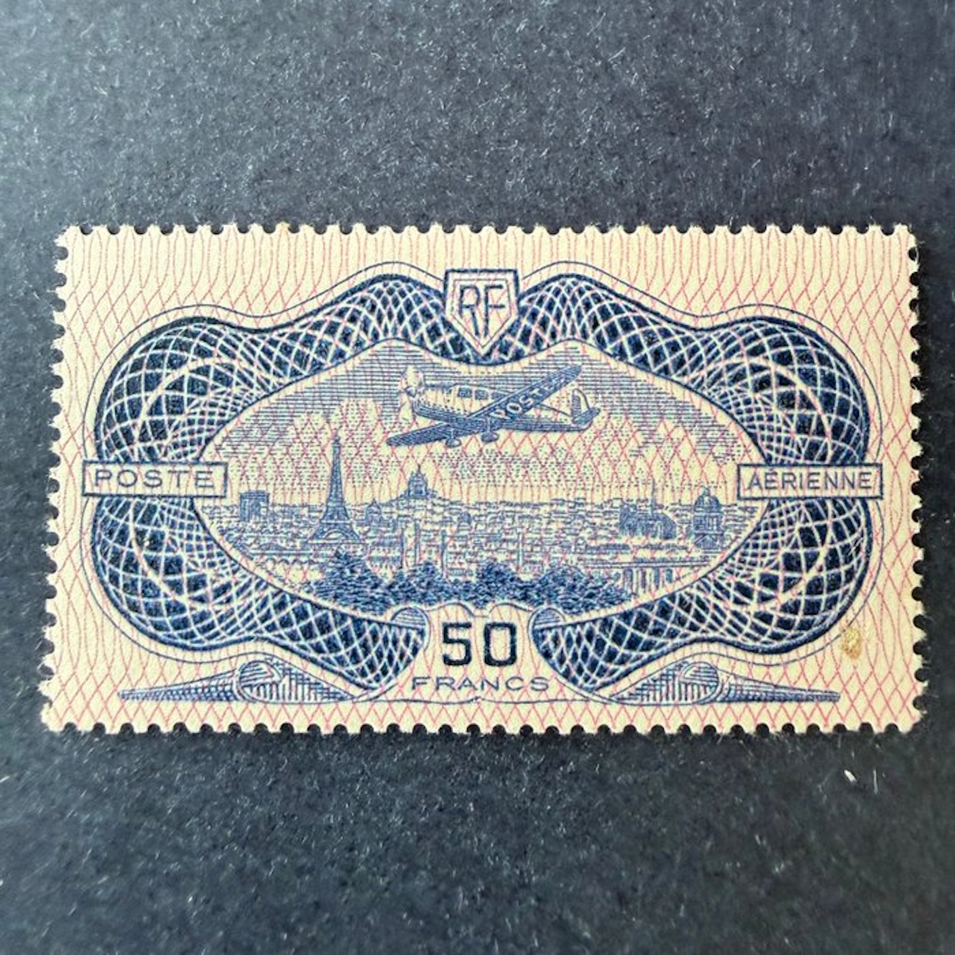 France - Airmail Yvert 15b "Burelé"