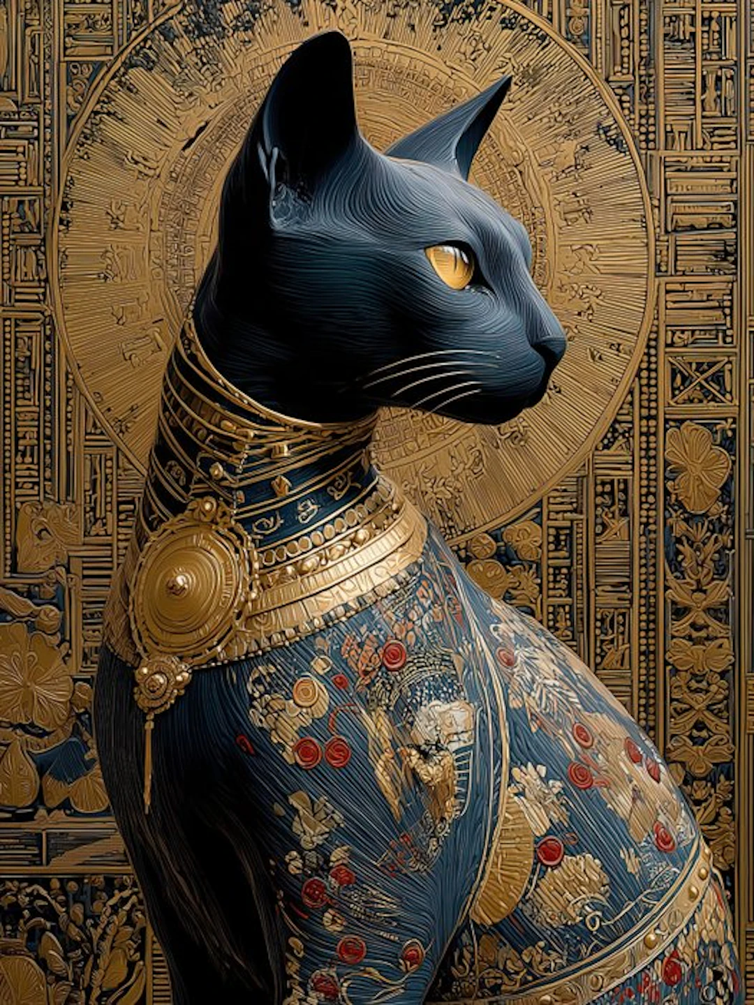 yamila - “Kintsugi Sagrado: La Anatomía de la Memoria en el Gato Esfinge”