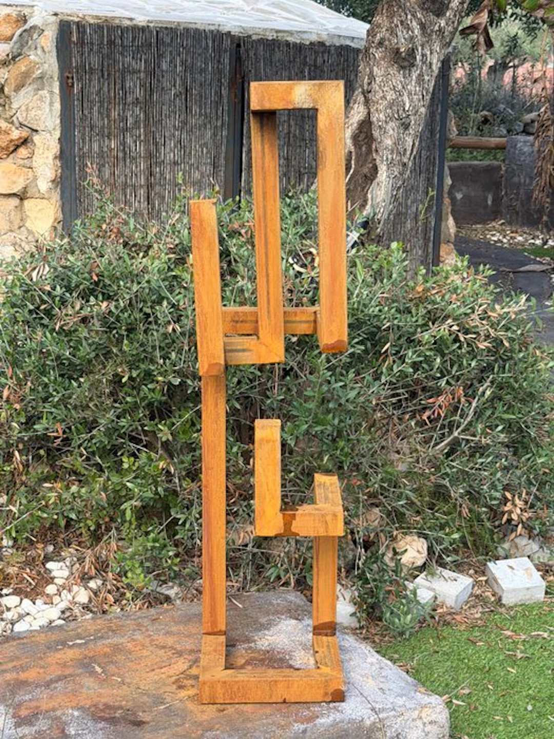 Ana Lucia B.M - Sculpture Corten - XL - No Reserve