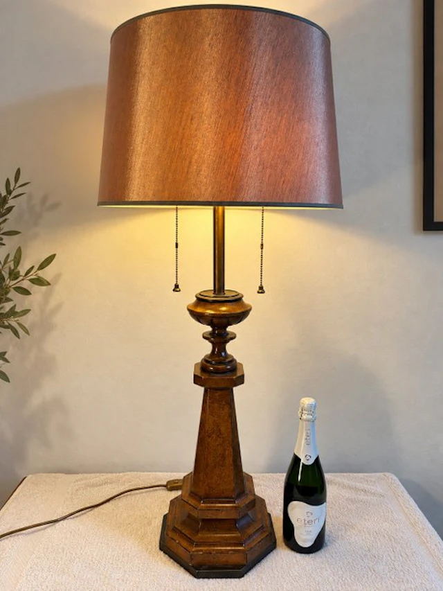 Stiffel - Table lamp - Wood, Metal, Textile