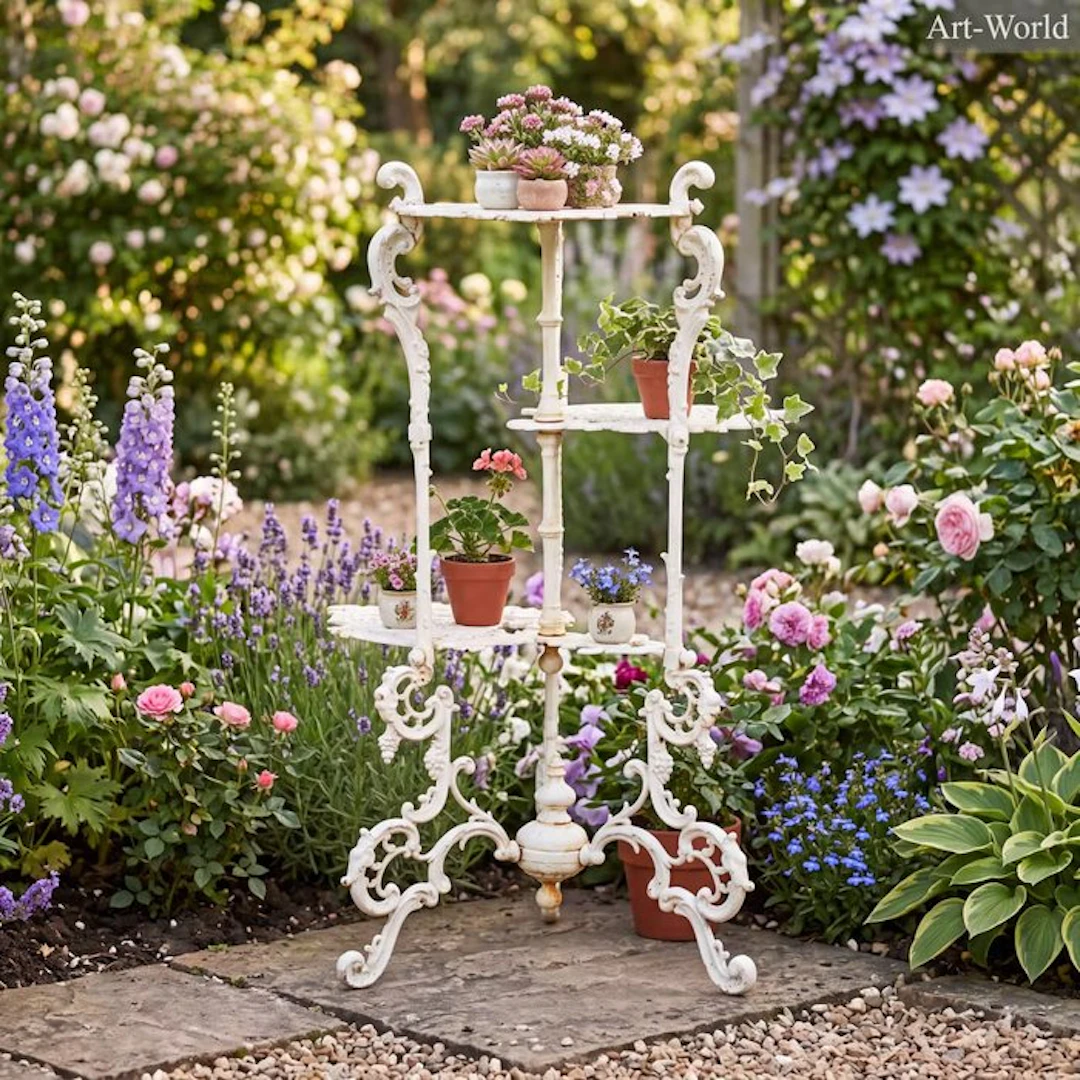 Table - Cast iron - 80 cm