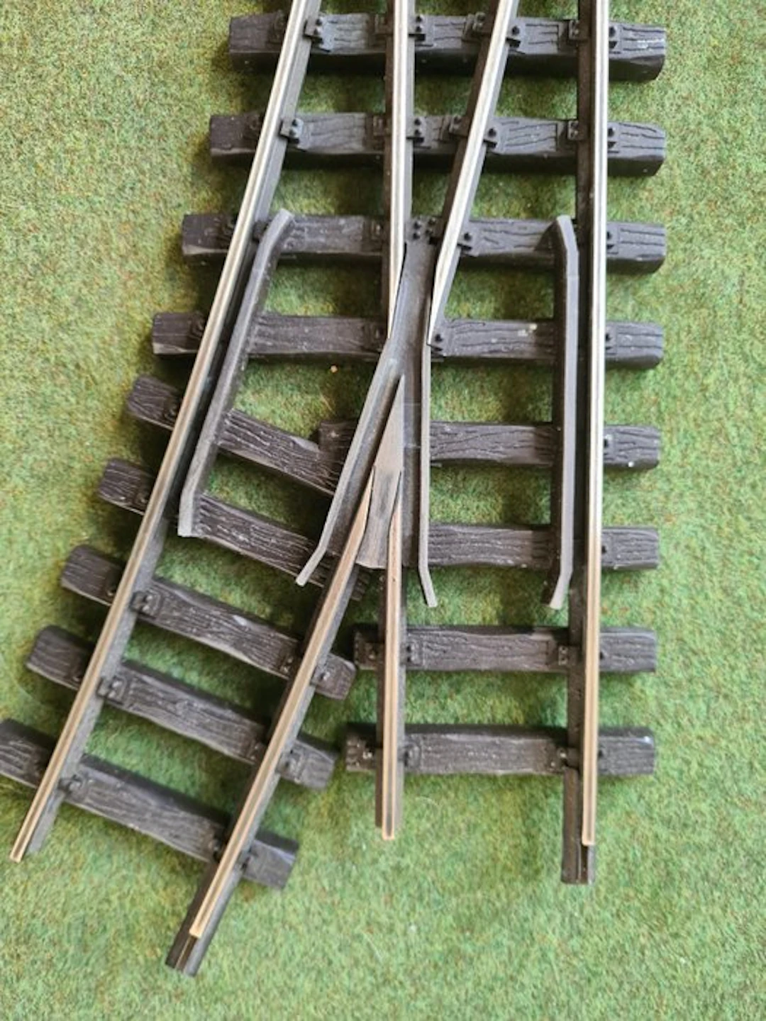 LGB G - 1605(0) - Model train tracks (1) - Turnout with a...