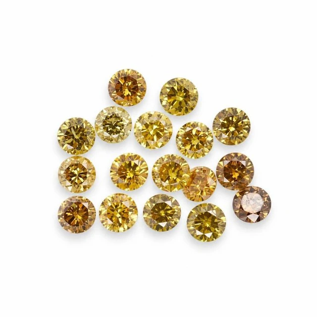 No reserve price - 17 pcs Diamond (Natural) - 1.07 ct - Round - I1