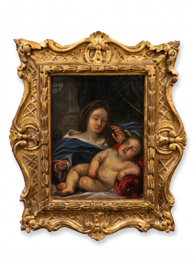 Escuela Barroco Italiana (XVII) - Santa Madonna