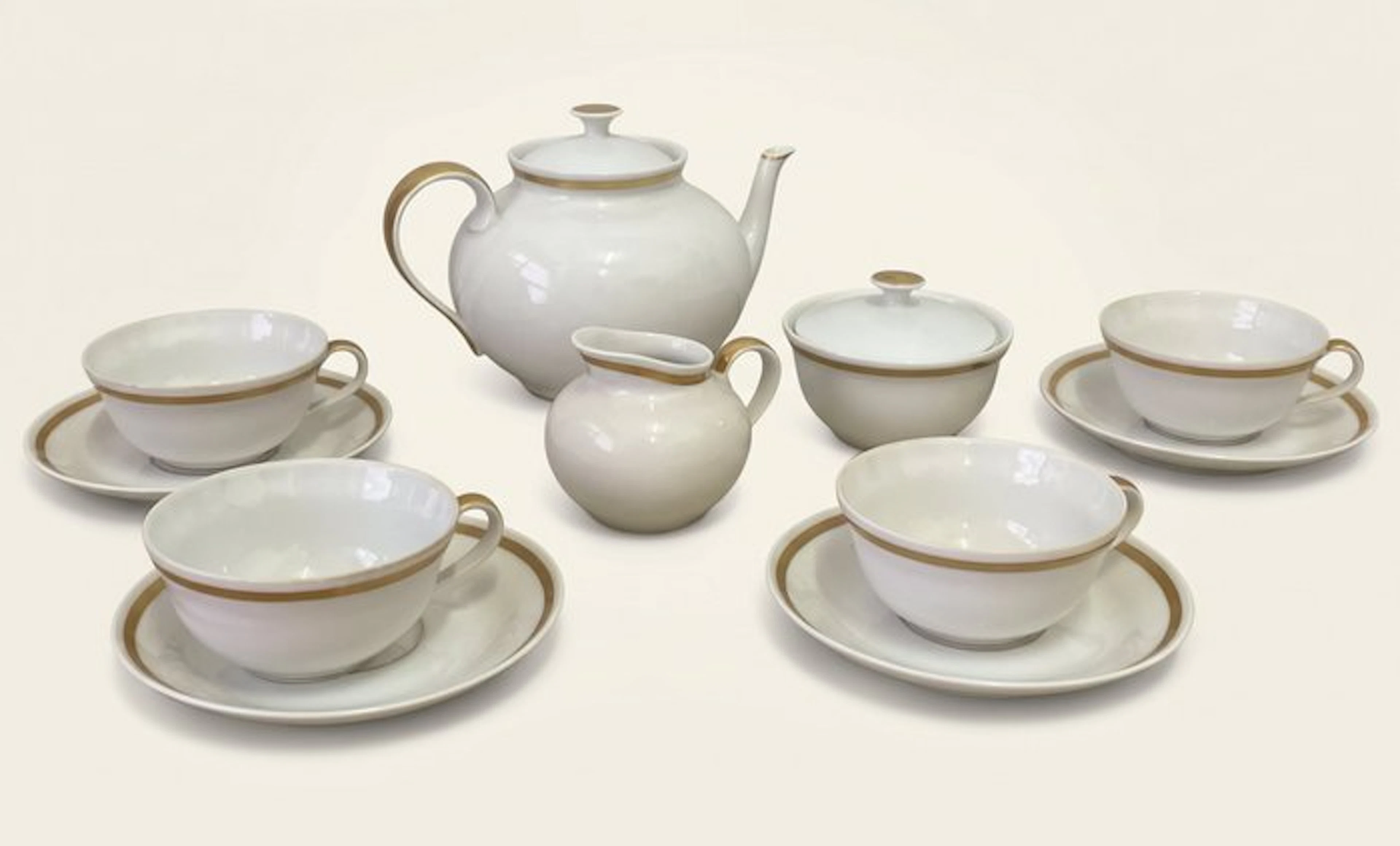 Richard Ginori - Tea service (11) - Porcelain