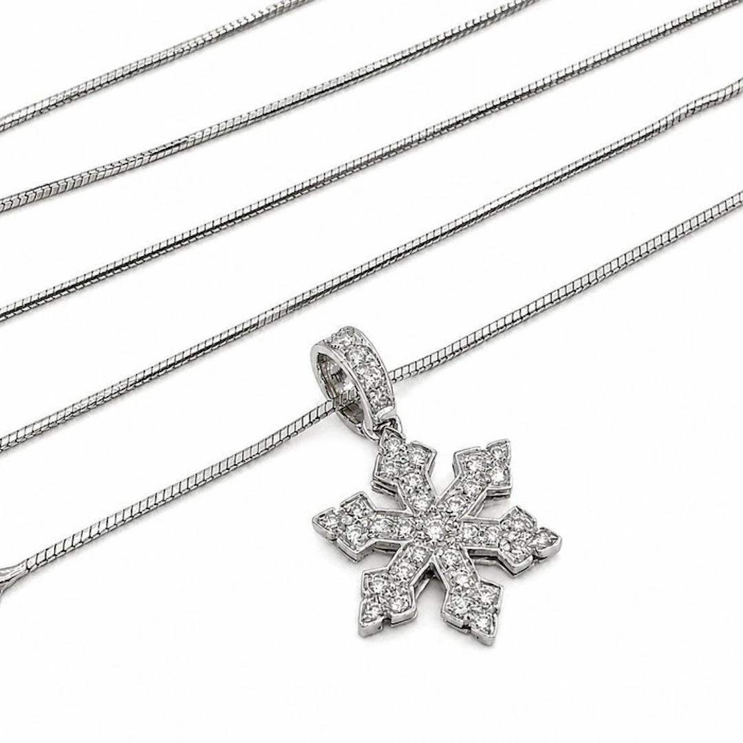 Necklace with pendant - 18 kt