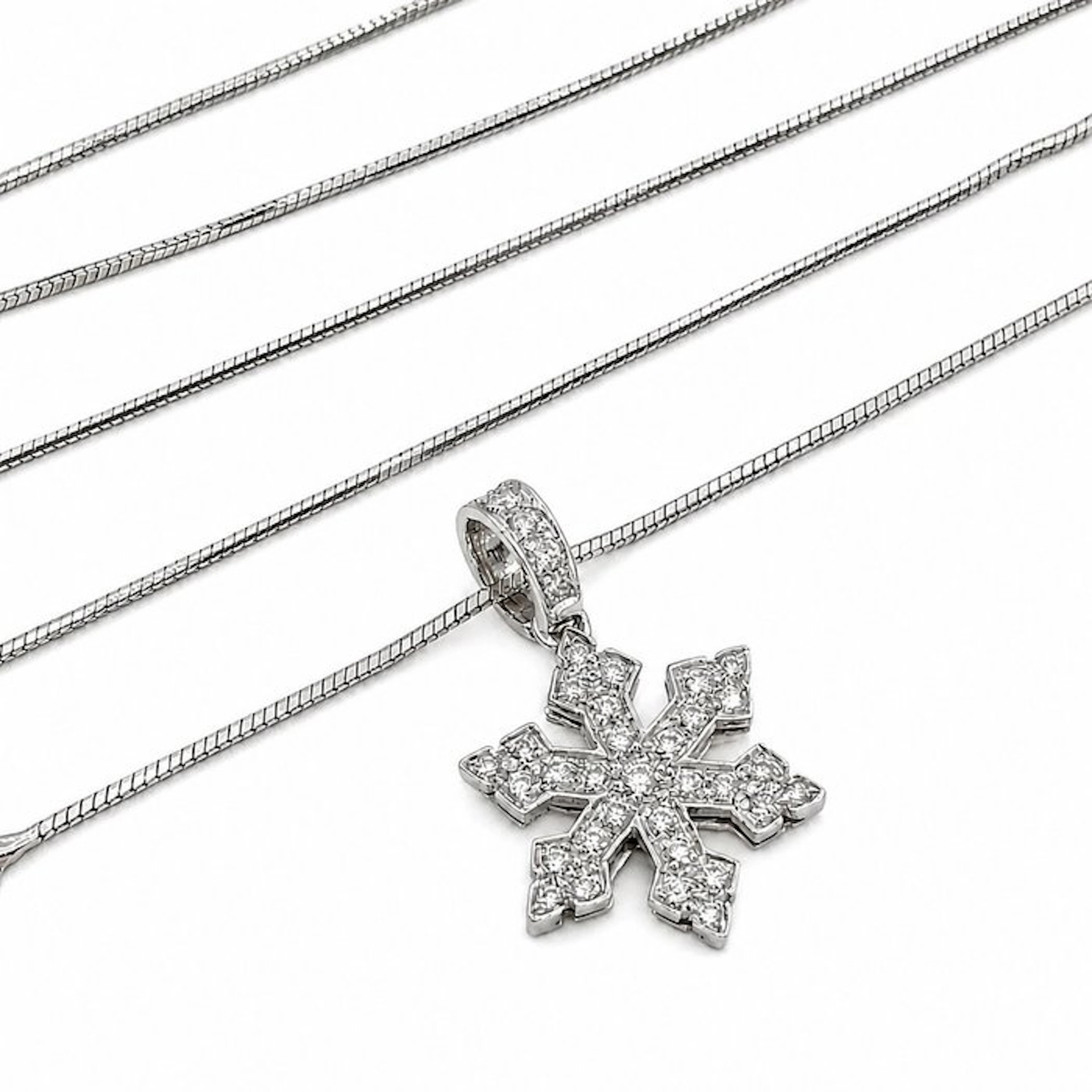 Necklace with pendant - 18 kt