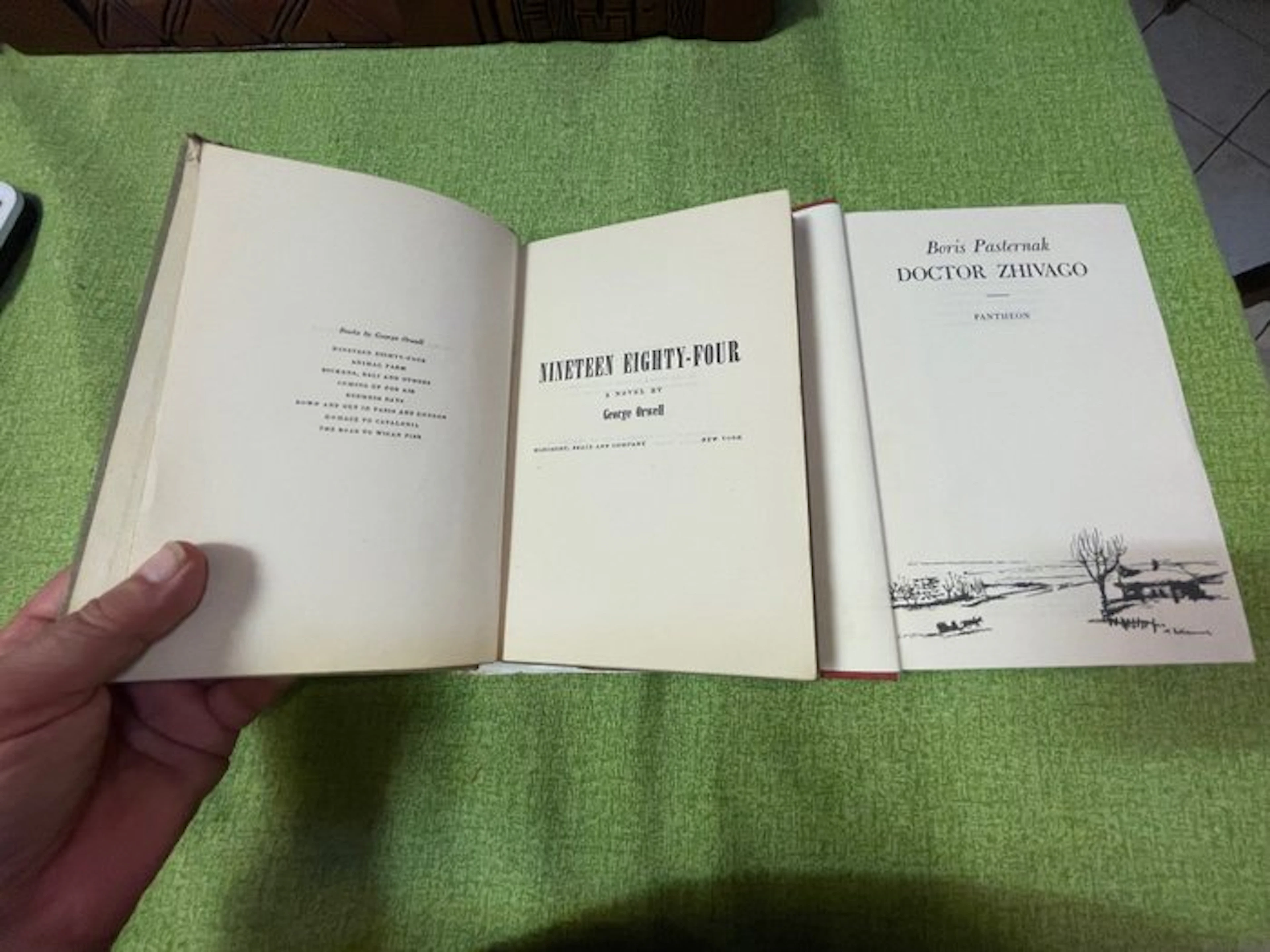 George Orwell - Boris Pasternak - Nineteen Eighty-Four - Doctor Zhivago - 1949