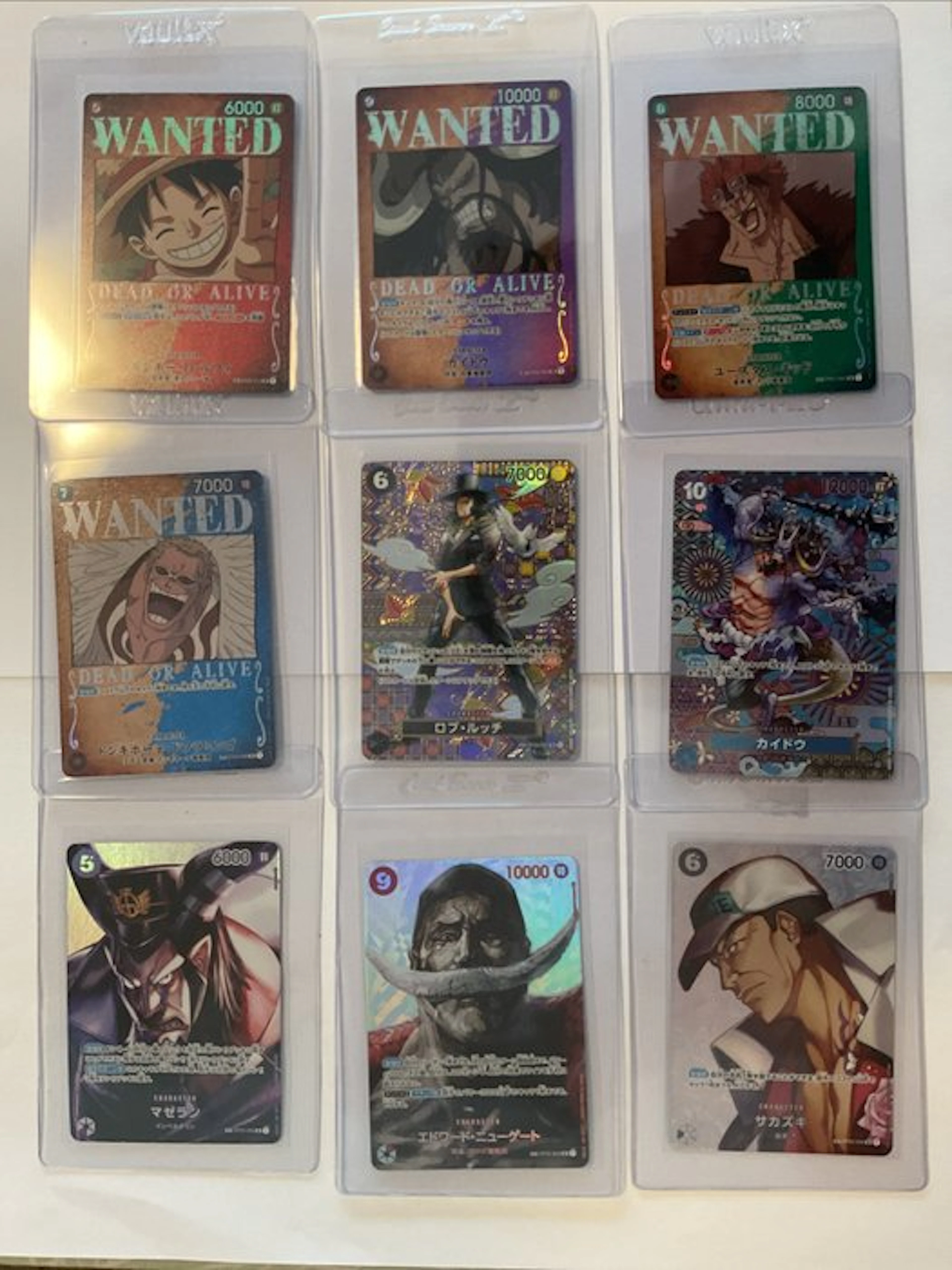 Bandai - 9 Card - One Piece - Monkey D. Luffy and others Alternate art