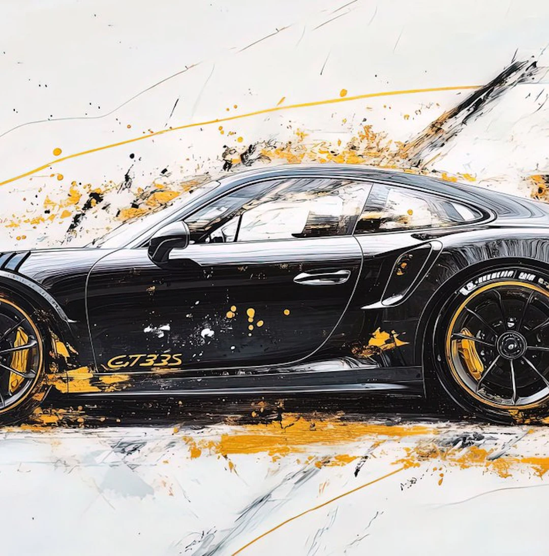 Canvas Fit - Alberto Ricardo - Porsche GT3 RS – Fuerza en Oro