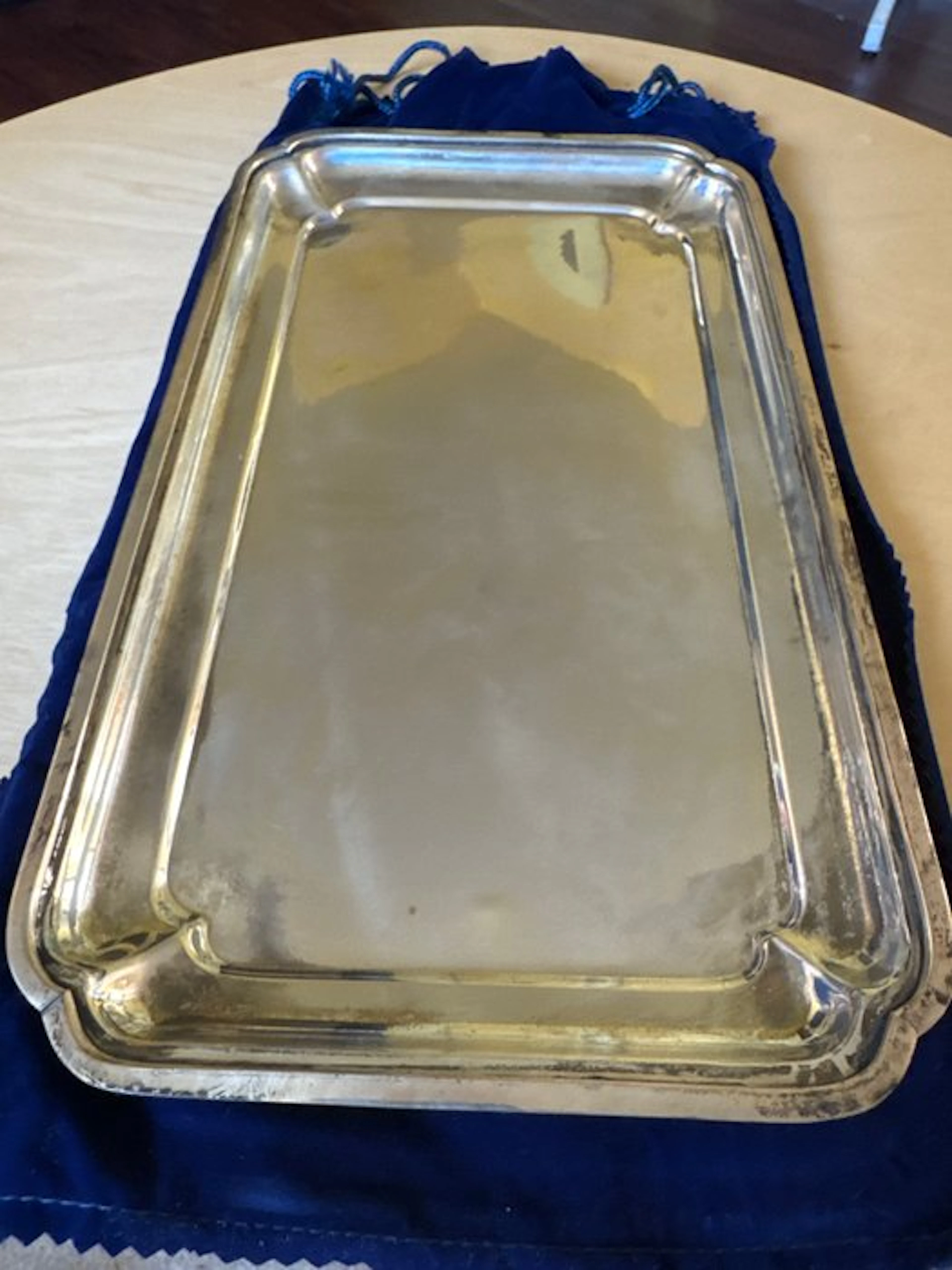 Serving tray - .900 silver - Lot 1