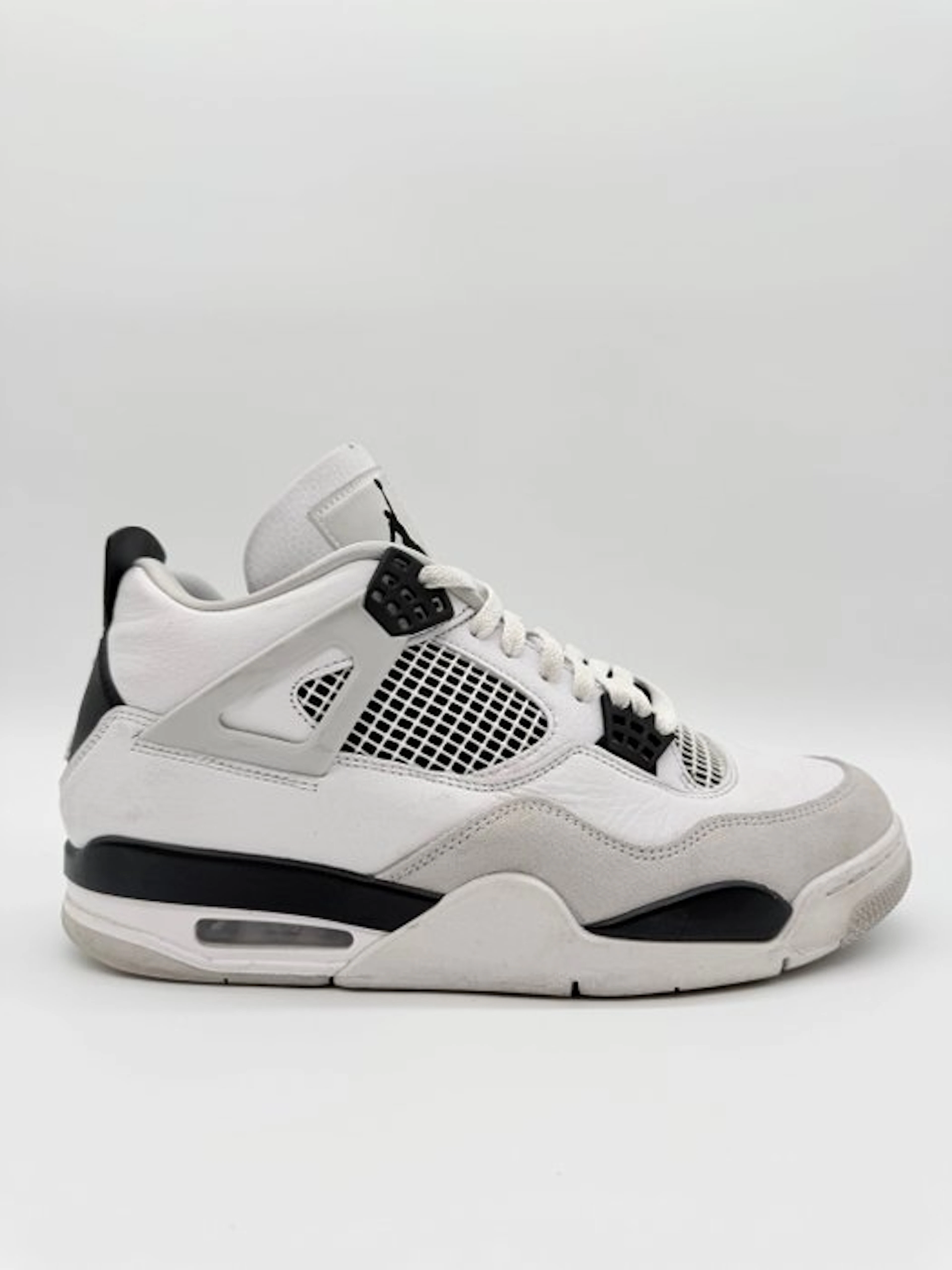 Nike - Jordan 4 Military Black - Sneakers - Size: EU 44