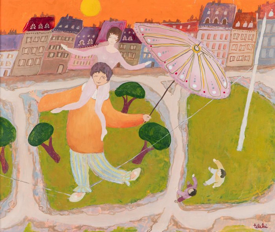 André Teleki (1928-1999) - 'Risques à Deux'