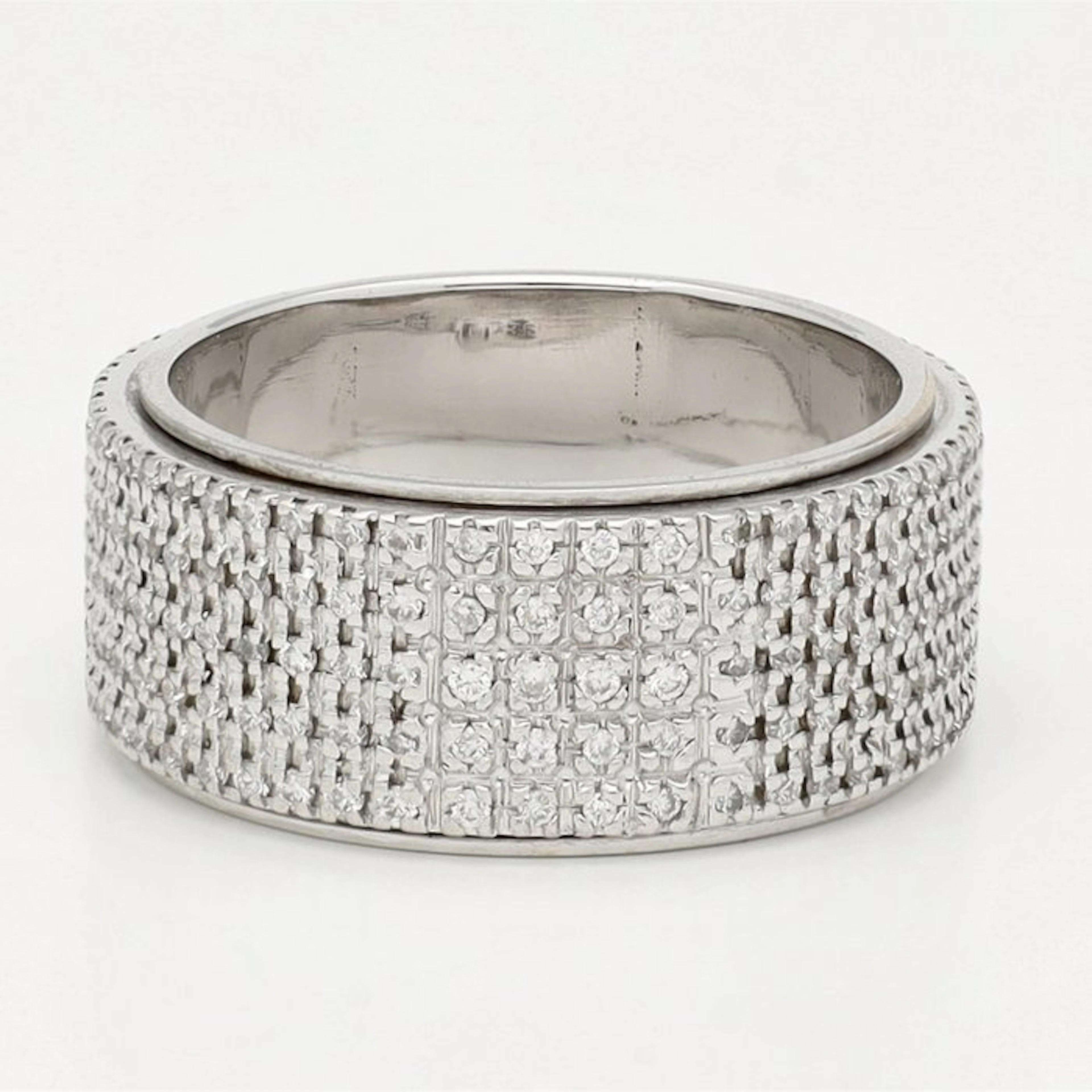 Ring - 18 kt. White gold Diamond (Natural)