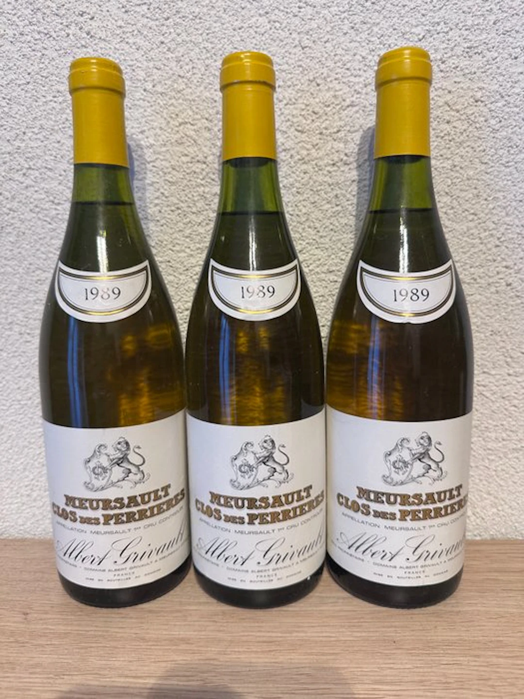 1989 Albert Grivault "Clos des Perrières" - Meursault 1er...
