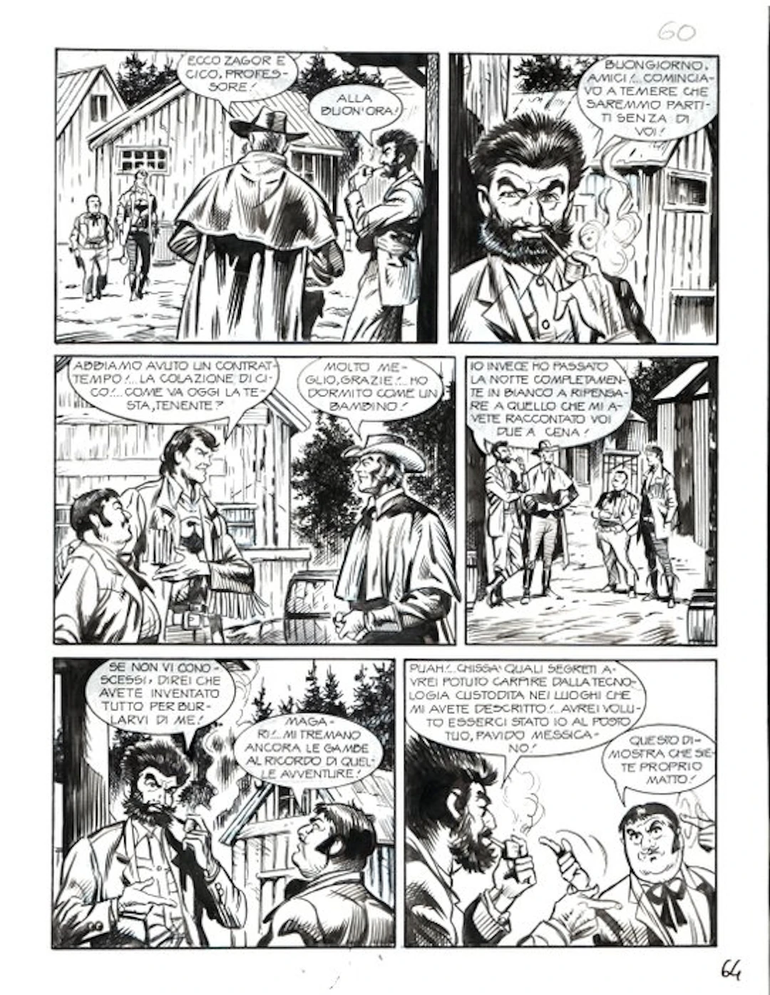 Laurenti, Mauro - 4 Original page - Zagor #543 - "L'orrore sepolto" - 2010