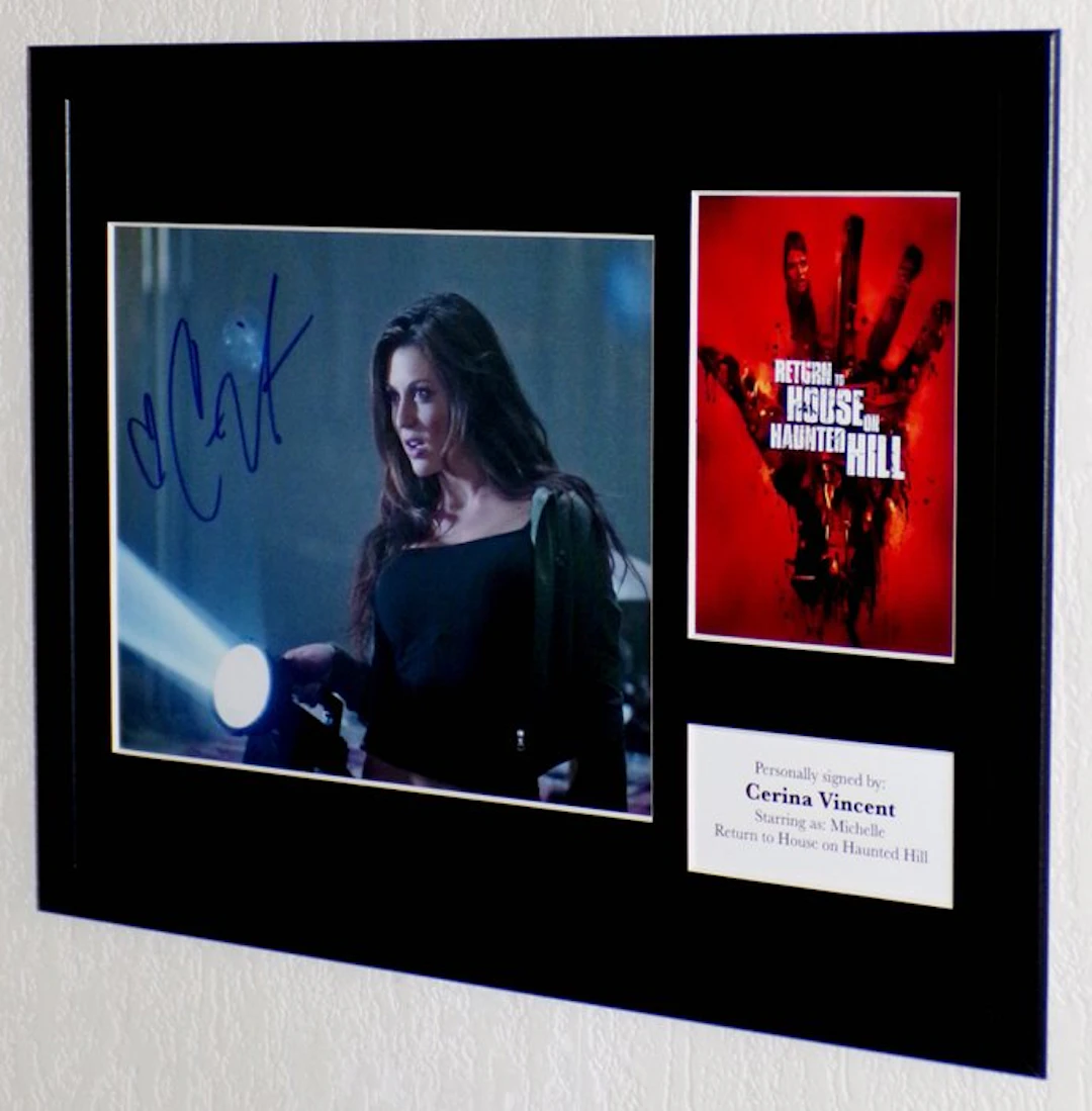 Return to House on Haunted Hill - Cerina Vincent (Michelle) Premium Framed