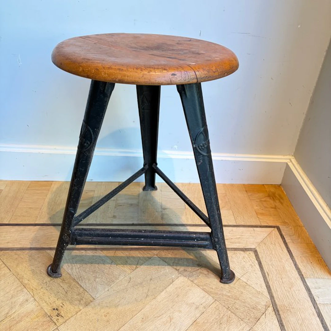 Rowac - Robert Wagner - Stool - Metal, Wood
