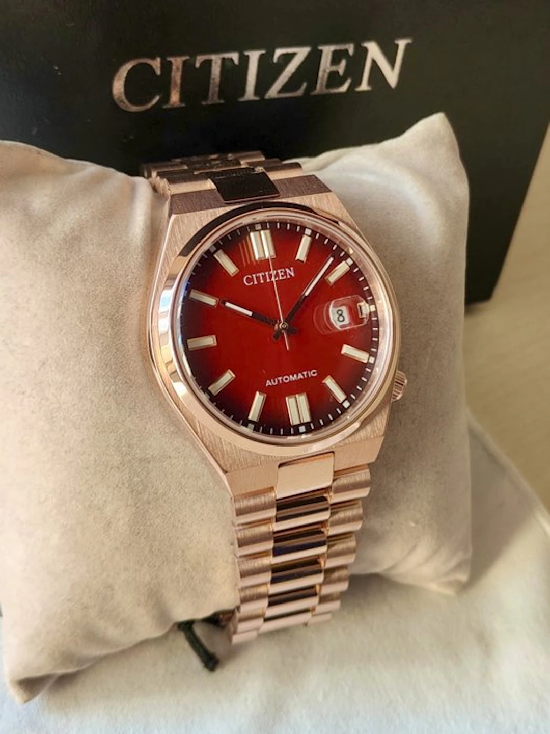 Citizen - Automatic Tsuyosa Red Burgundy and Gold - No...