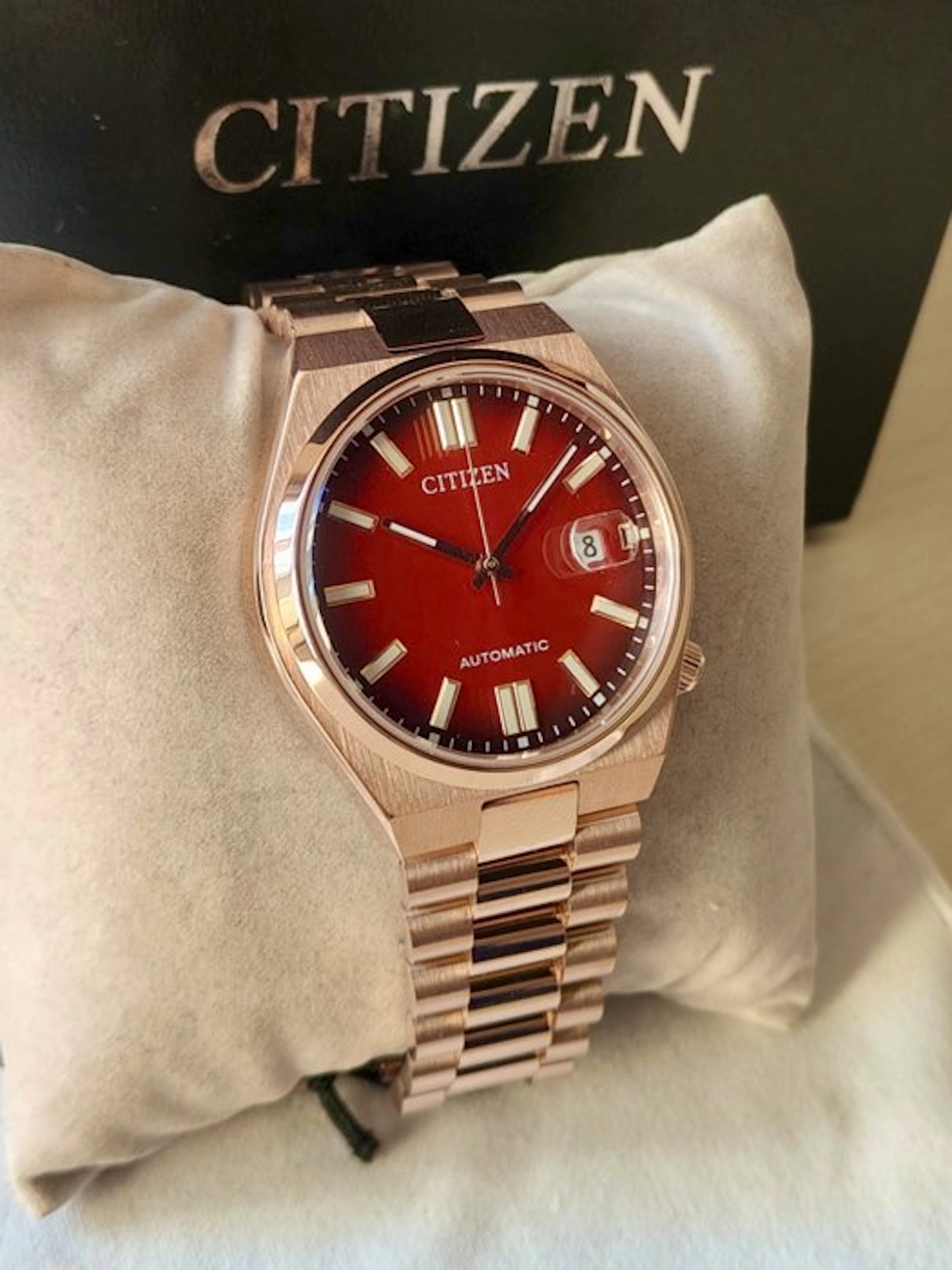 Citizen - Automatic Tsuyosa Red Burgundy and Gold - No...