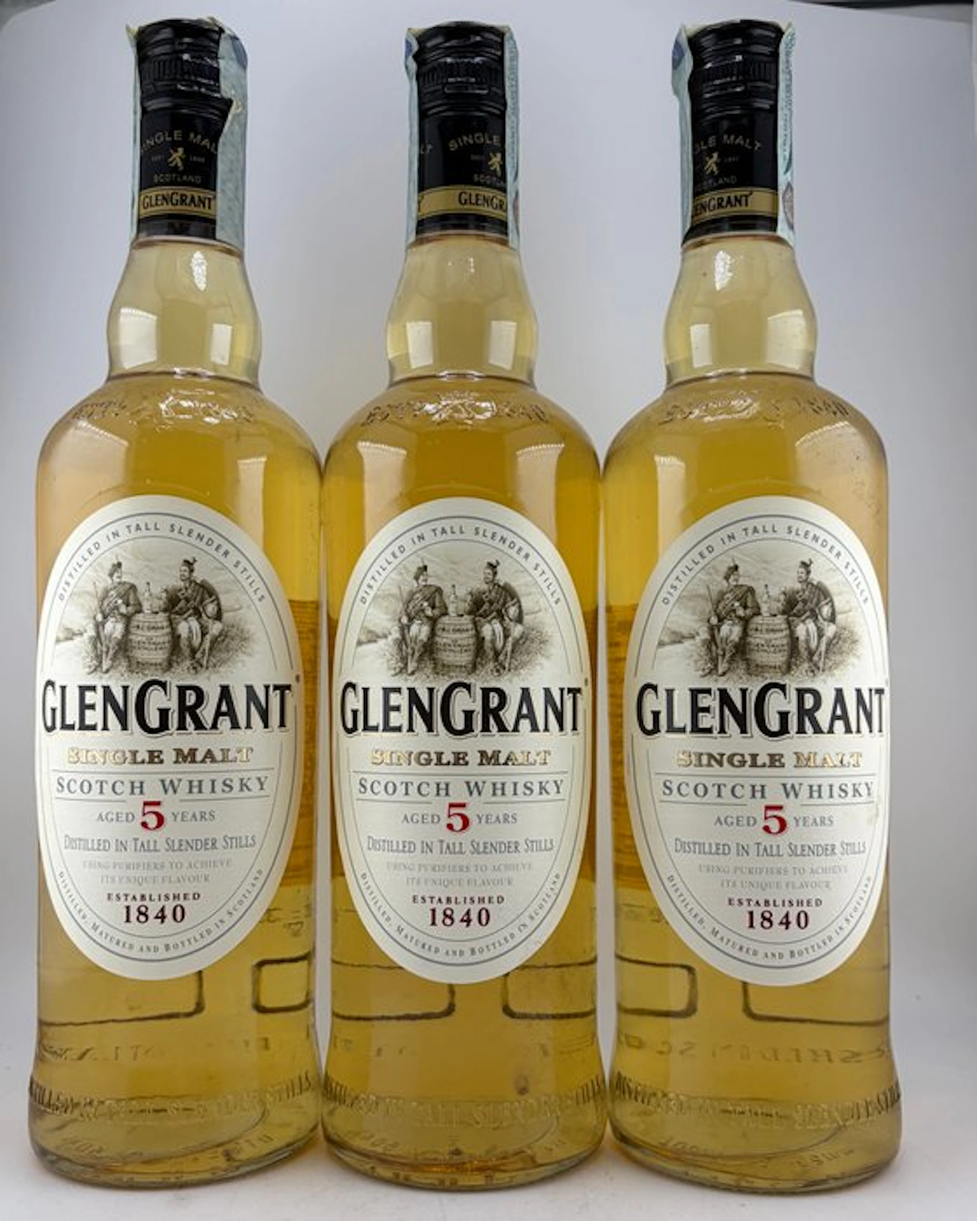 Glen Grant 5 years old - 70cl - 3 bottles