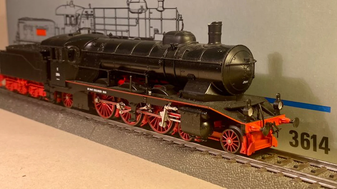 Märklin H0 - 3614 - Steam locomotive with tender (1)...