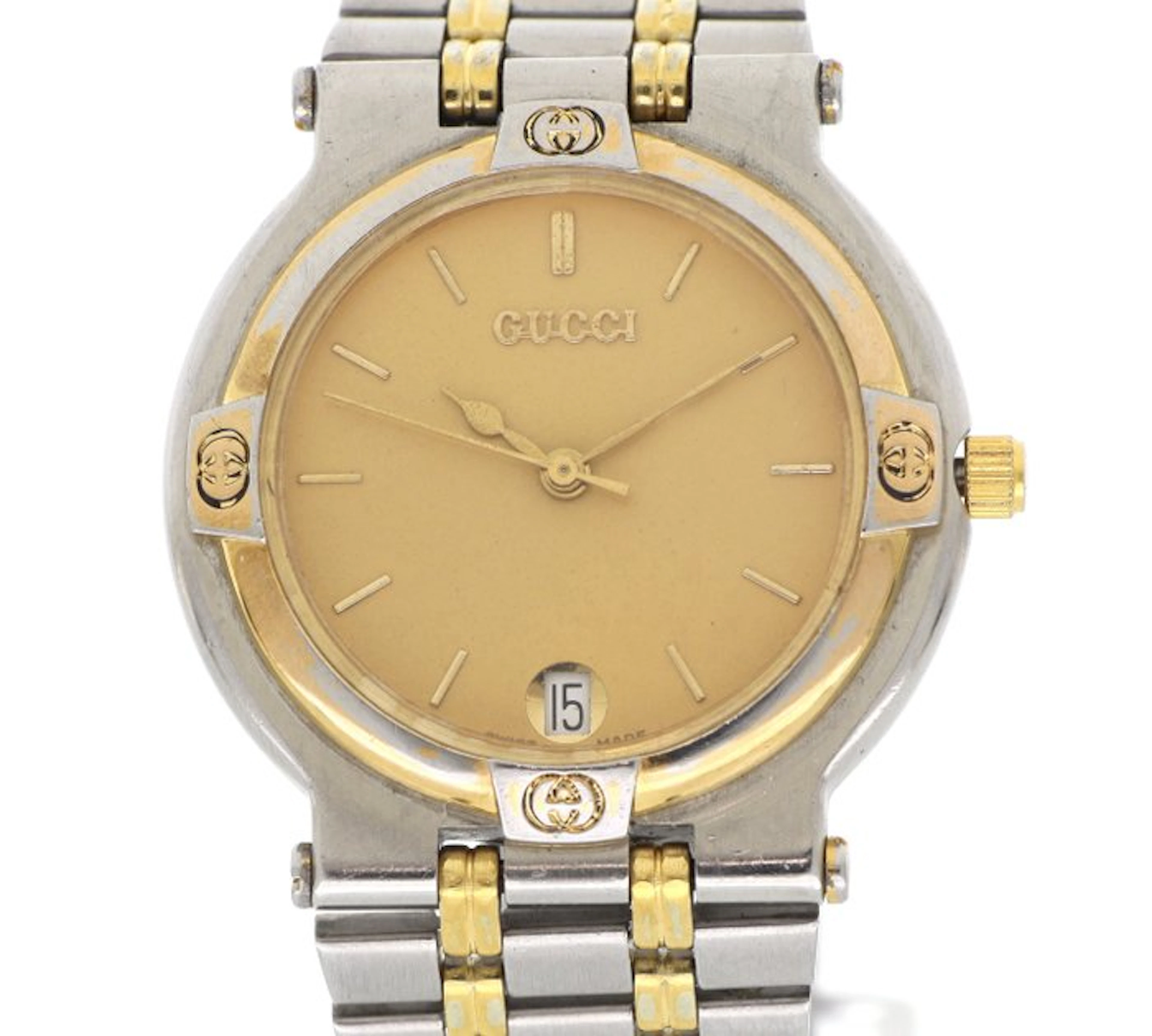 Gucci - Gucci 9000M Classic Two-Tone - No reserve price...