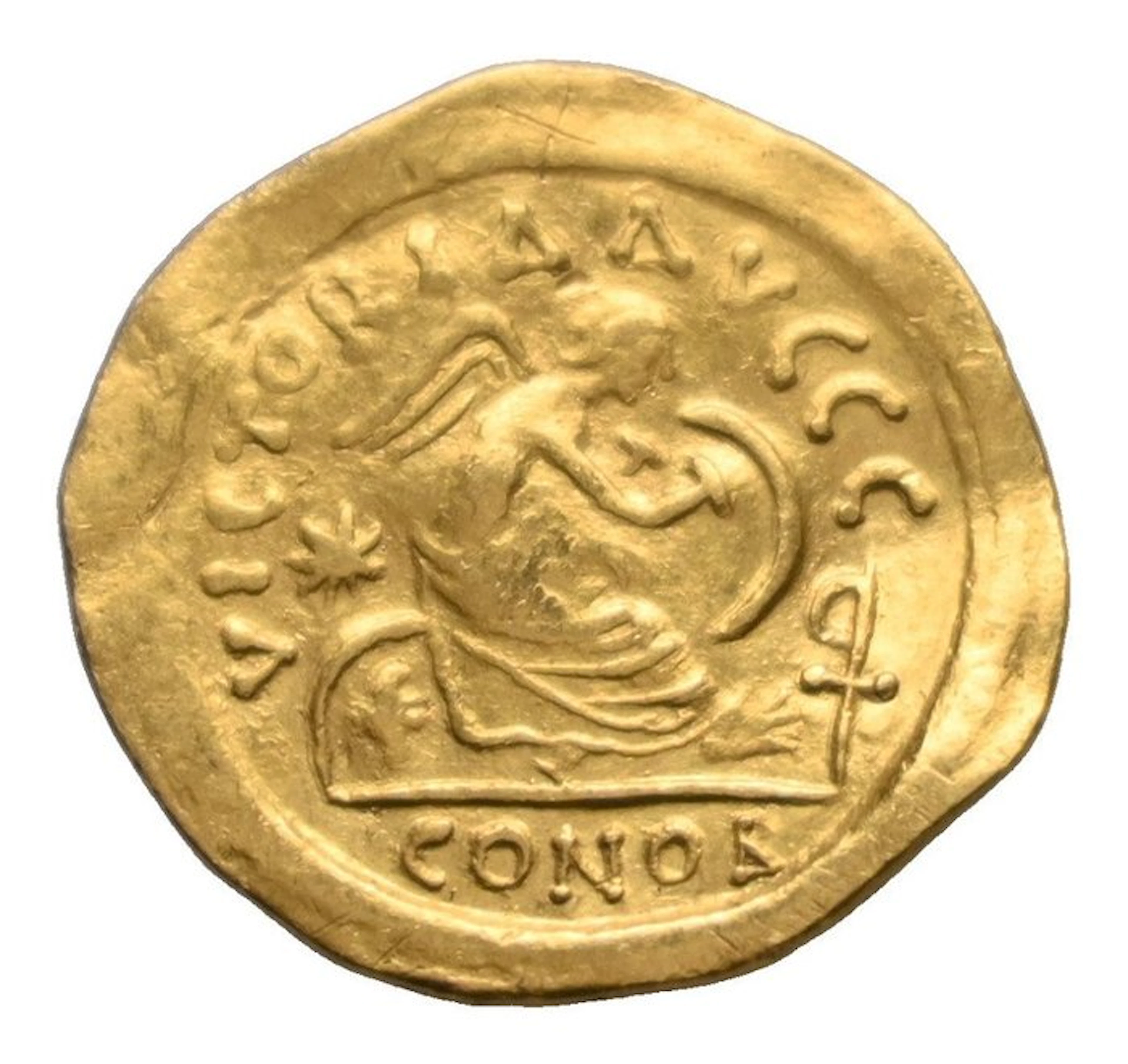 Byzantine Empire. Justinian I (AD 527-565). Semissis Konstantinopel 527–565 AD