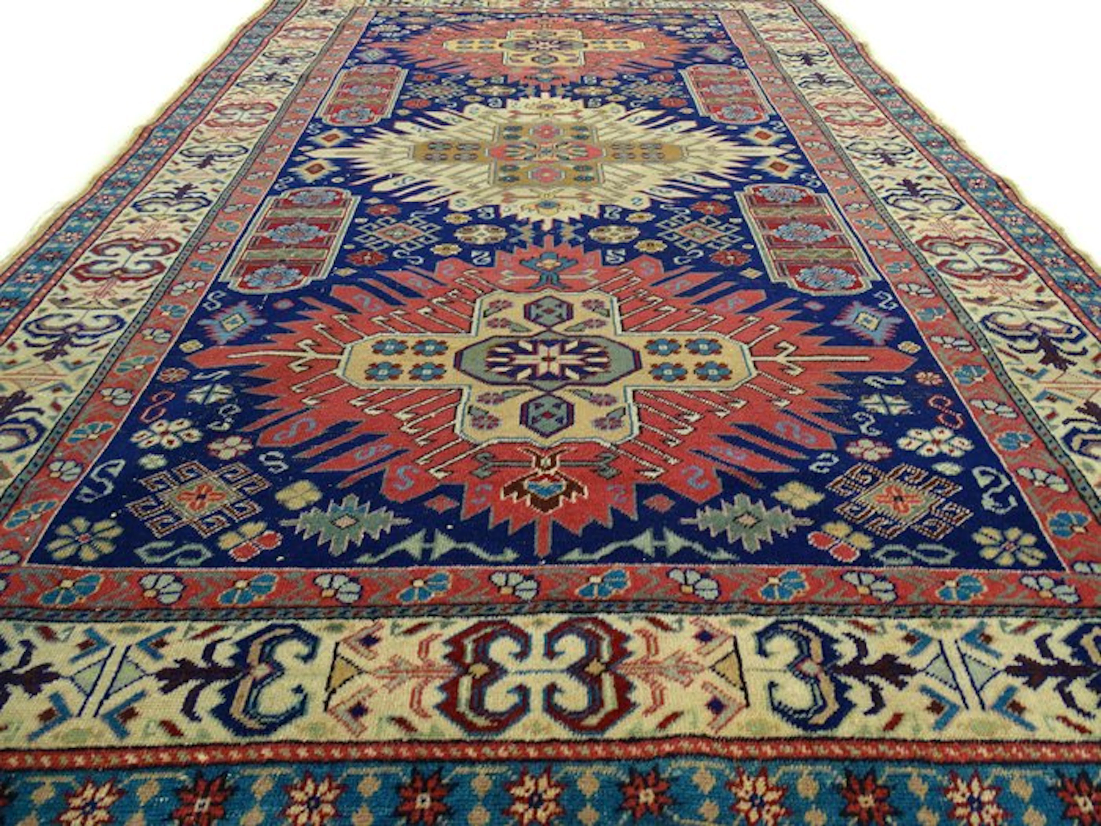 Antique Adler Kazak - Cleaned - Rug - 182 cm - 121 cm
