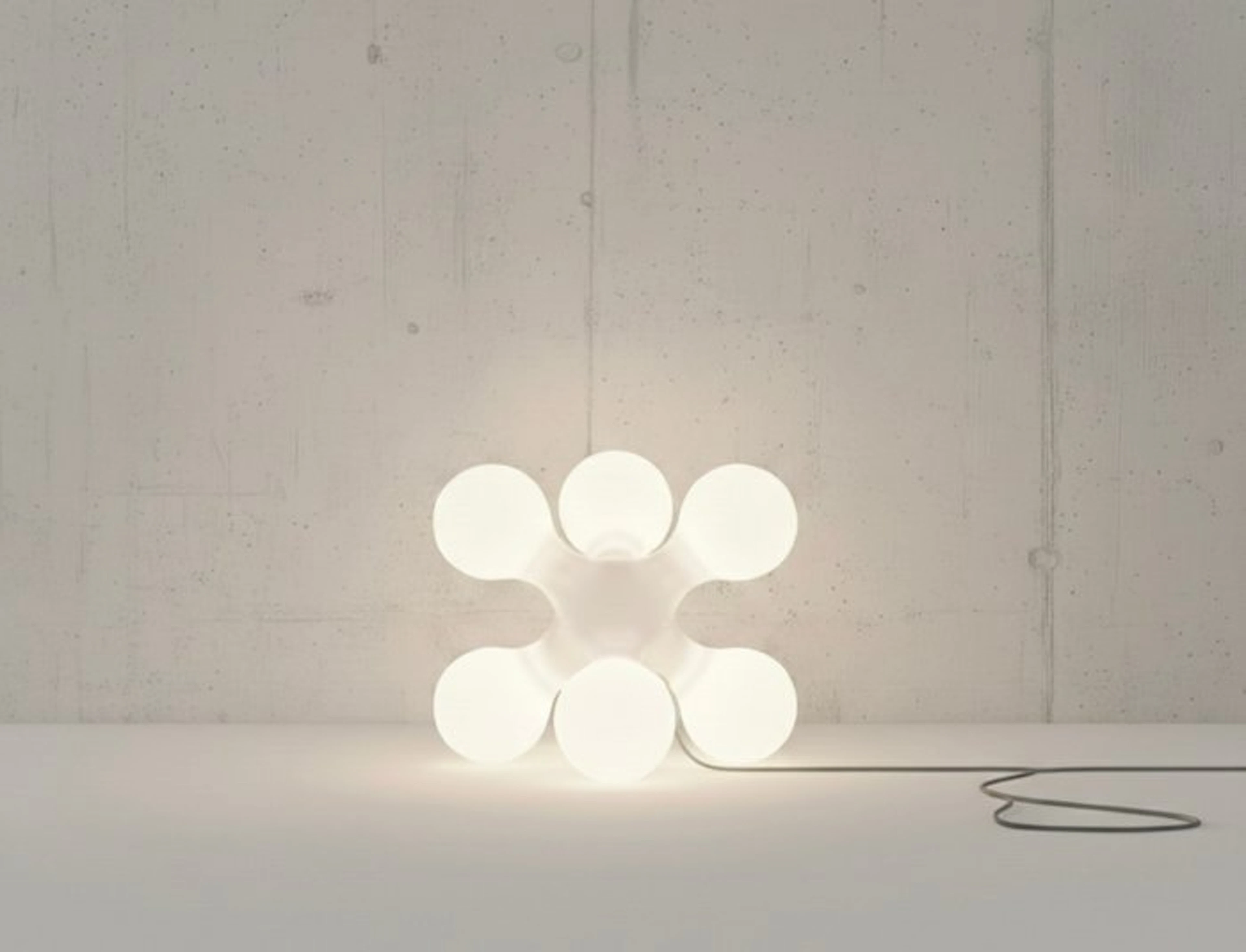 KDLN - HOPF&WORTMANN - Floor lamp - Atomium - Plastic - 2006