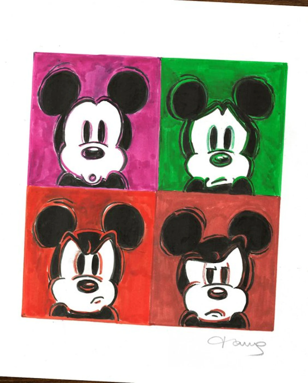 Tony Fernandez - Original Pop Art Acrylic Painting - Hand...