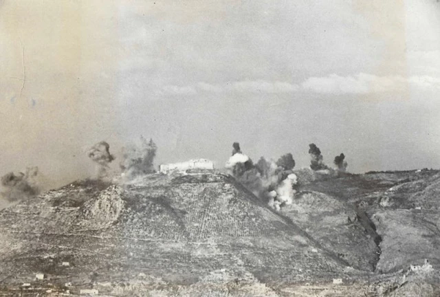 Signalcorps - Allies Bombing Benedictine Abbey of Monte Cassino in Italy