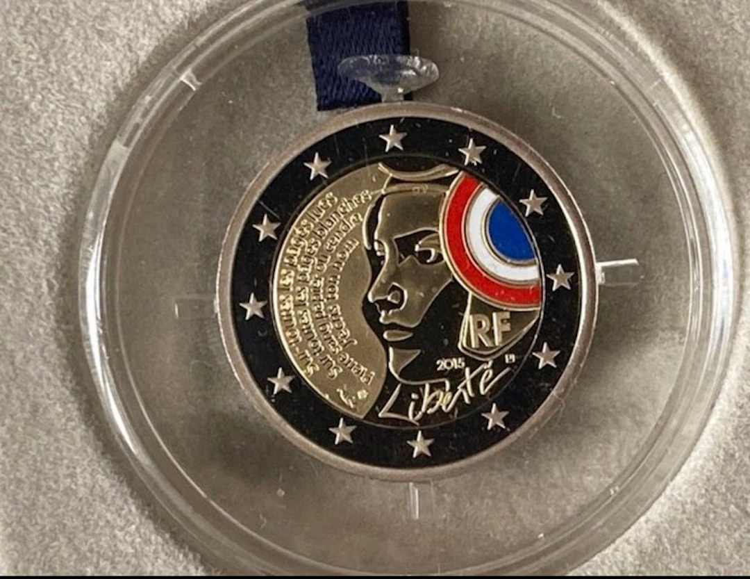 France. 2 Euro 2015 "225 ans Fête de la Federation" proof
