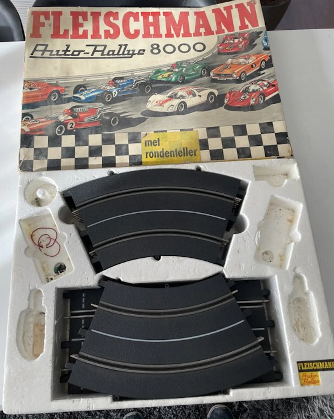 Fleischmann - Slot car Fleischmann slotcar baanstukken en...