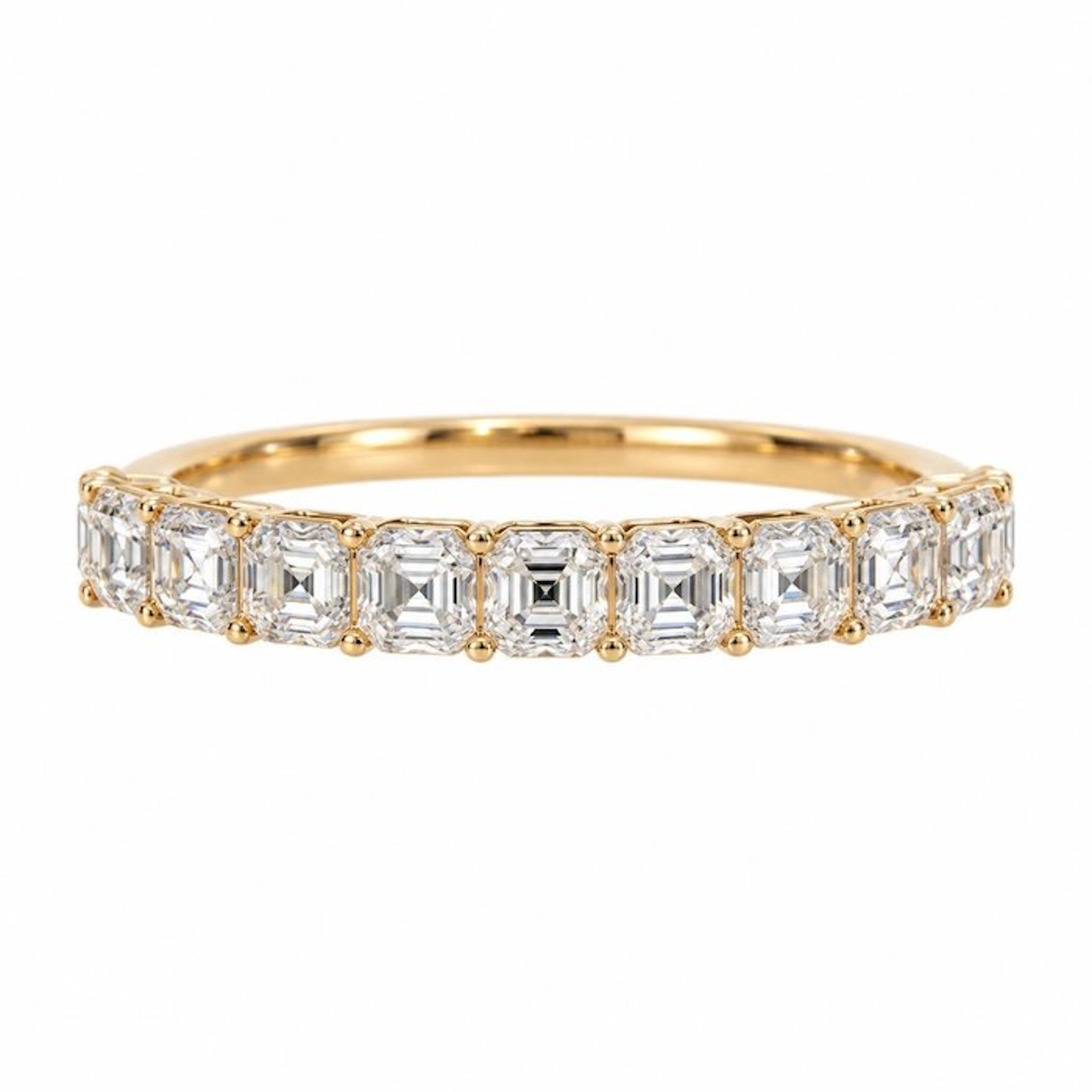 No reserve price - Ring - 14 kt. Yellow gold - 2.10ct. tw. Diamond (Lab-grown)