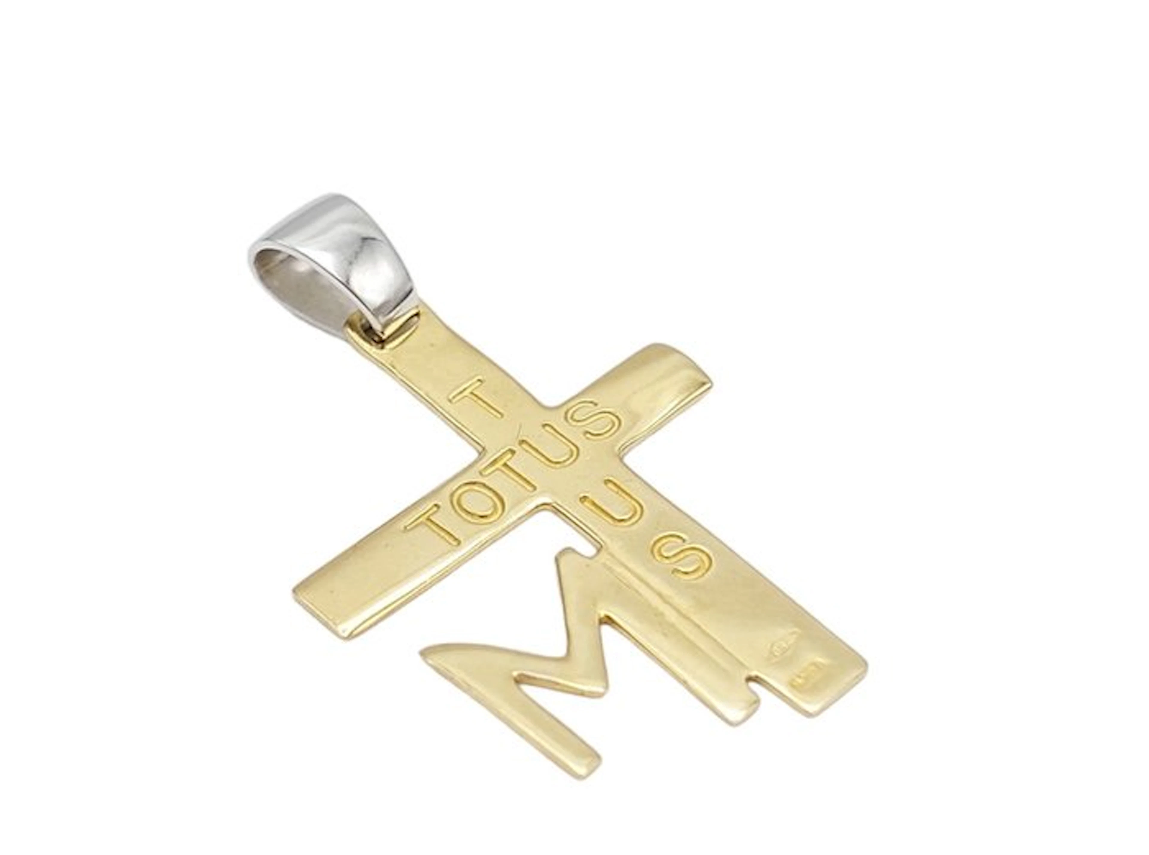 Pendant - 18 kt. Yellow gold, White gold