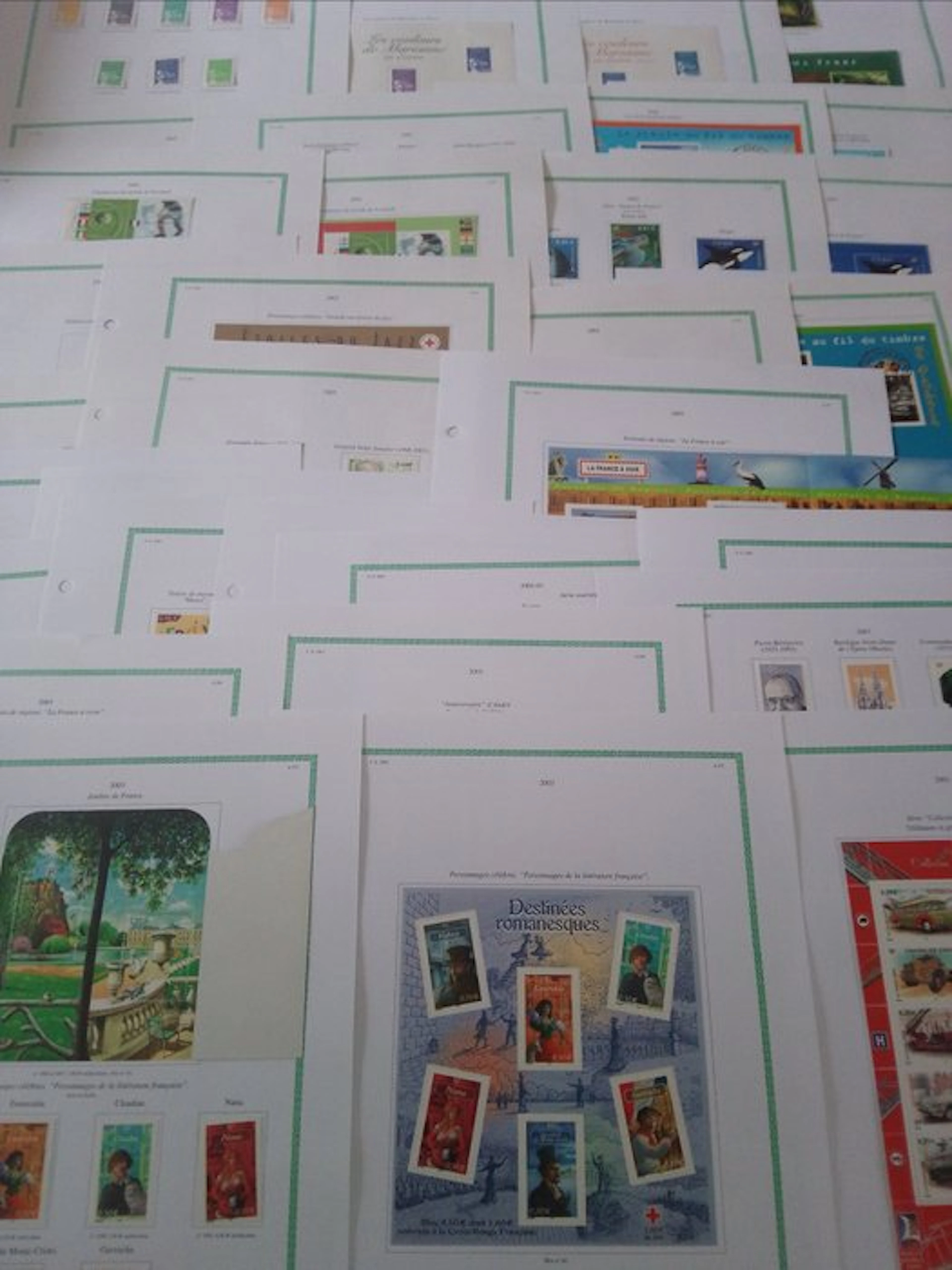 France - France stamp collection: mint stamps, years 2002 to 2003