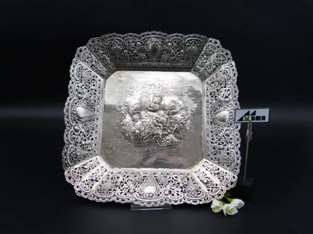 Christoph Widmann - Dish - .800 silver - Breakthrough shell