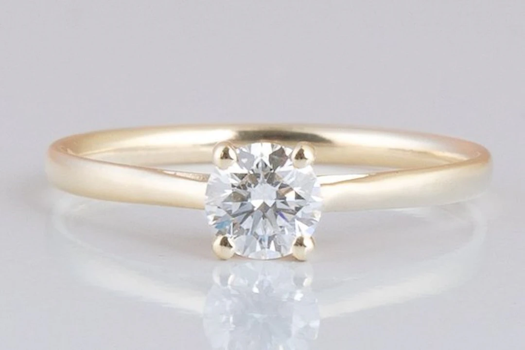 No reserve price - Ring - 14 kt