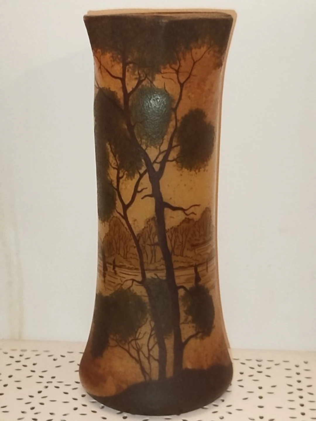 François Théodore Legras (1839-1916) - vase lacustre...