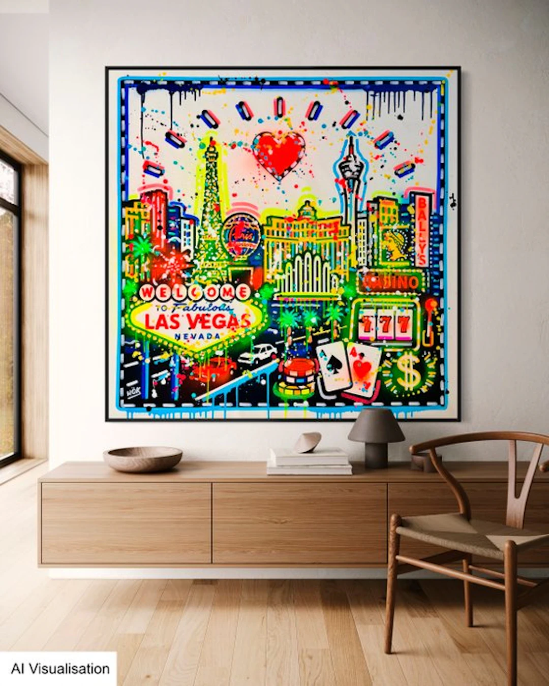 HÖK (1984) - Las Vegas "City Series" - Square Extra Large XXXL