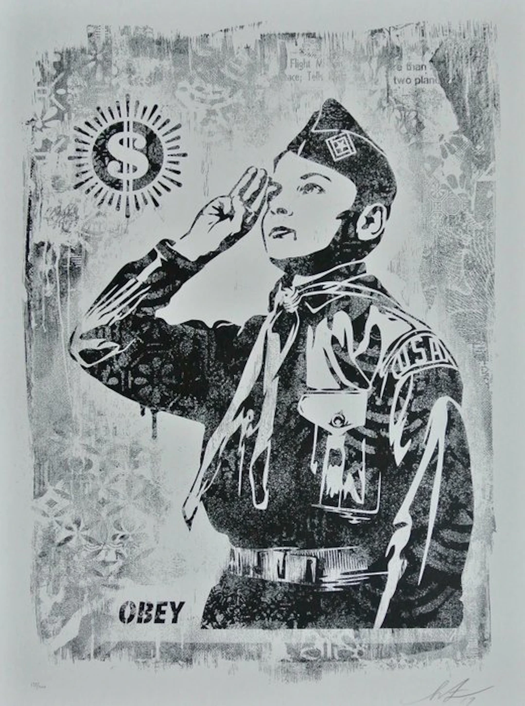 Shepard Fairey (OBEY) - Learn to Obey Signed + Numbered...